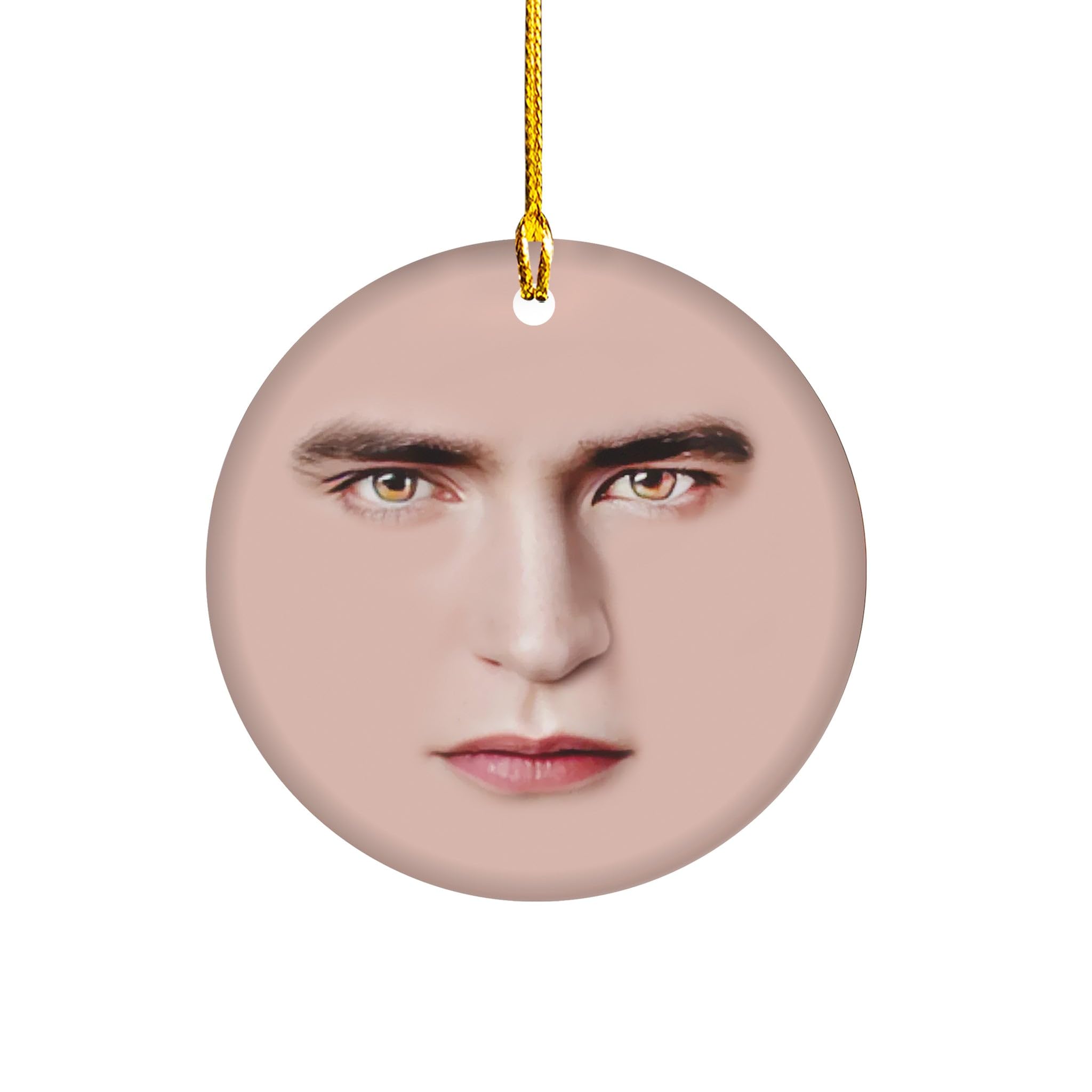 Christmas Decorations - Christmas Ornaments - Funny Face Ornament - Gift for Movie Fans - Haging Ornaments - Ceramic Decor - Fun