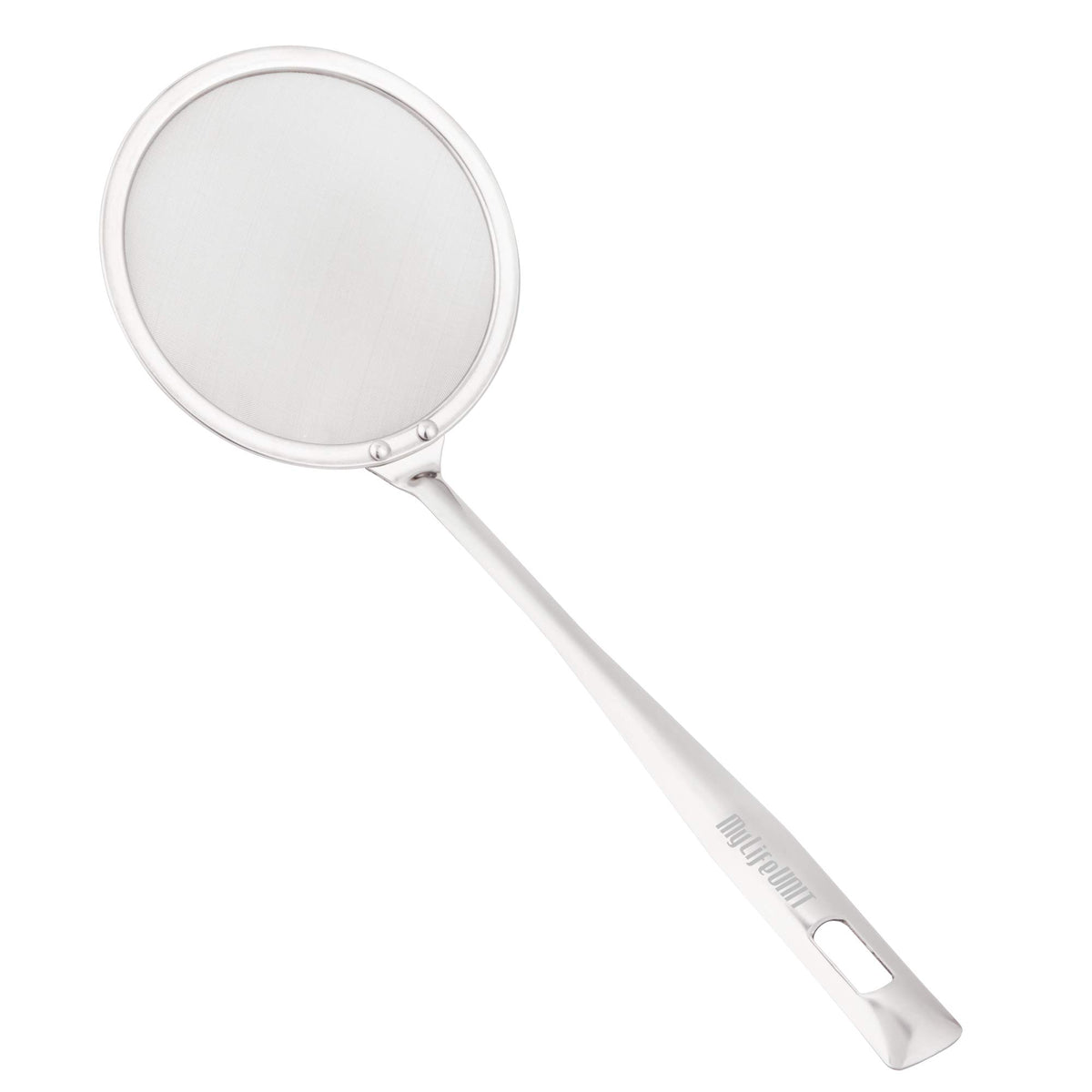 Mylifeunit Japanese Hot Pot Skimmer, Stainless Steel Mesh Food Strainer Foam And Grease Fishing Spoon