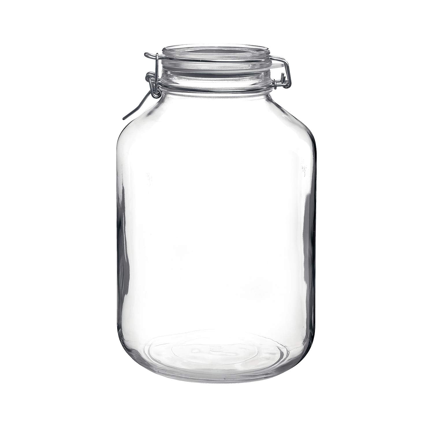 Bormioli Rocco Fba_450492799 Fido Clear Jar, 169 Oz, 5 L