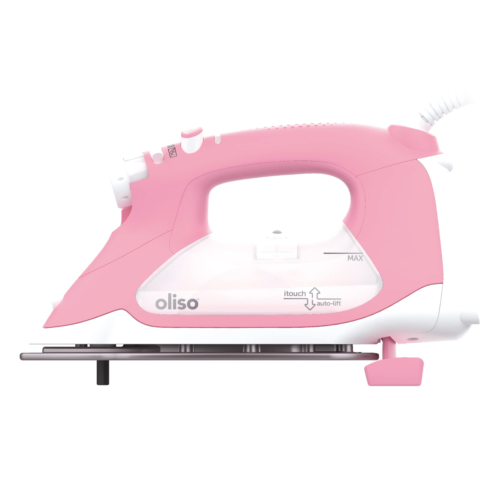 Oliso TG1600 Pro Plus 1800 Watt SmartIron with Auto Lift - for Clothes, Sewing, Quilting and Crafting Ironing | Diamond Ceramic-