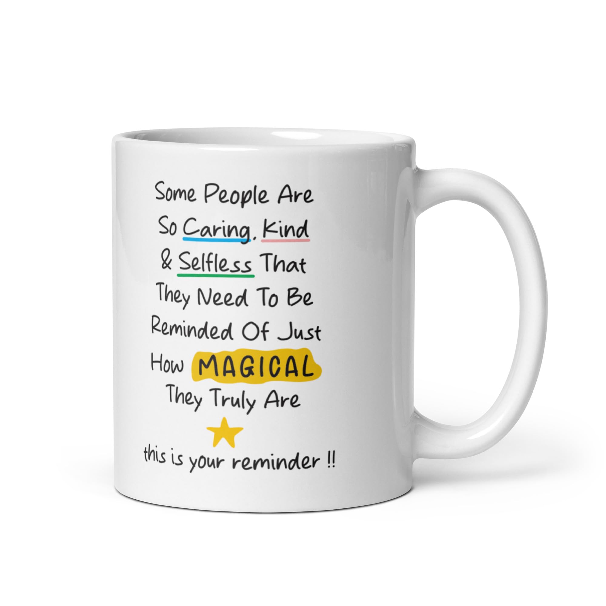 Visibee This Is Your Reminder Mug - Friendship Gift, Thank You Gift, For Best Friend, Positivity - 350Ml Ceramic Coffee Mug