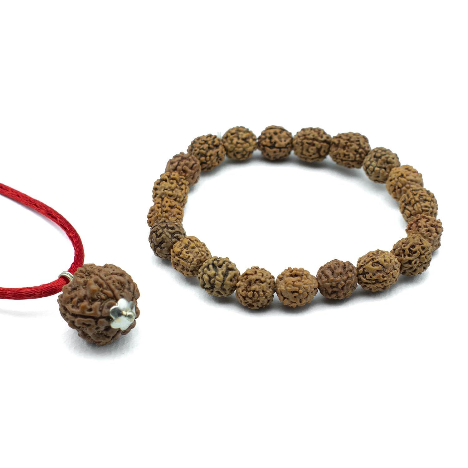 Astrotalk 5 Mukhi Rudraksha Combo | 5 Mukhi Rudraksha | Spiritual Growth & Protection | Unisex Healing Astrology Bracelets for Men & Women | Certificate of Authenticity