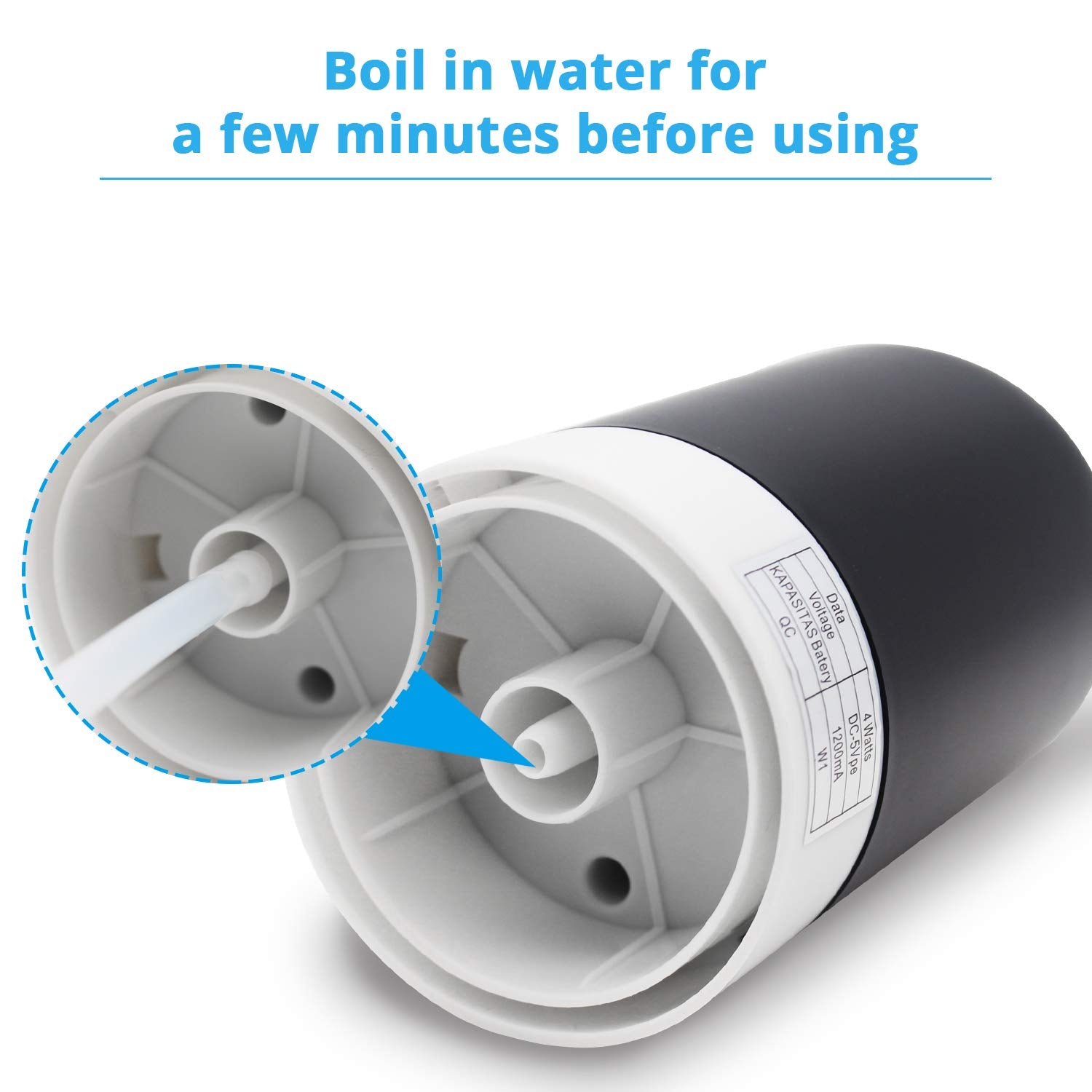 Kufung Portable Water Bottle Pump, 5 Gallon Universal Bottle Electric Water Dispenser With Switch And Usb Charging, For Camping,