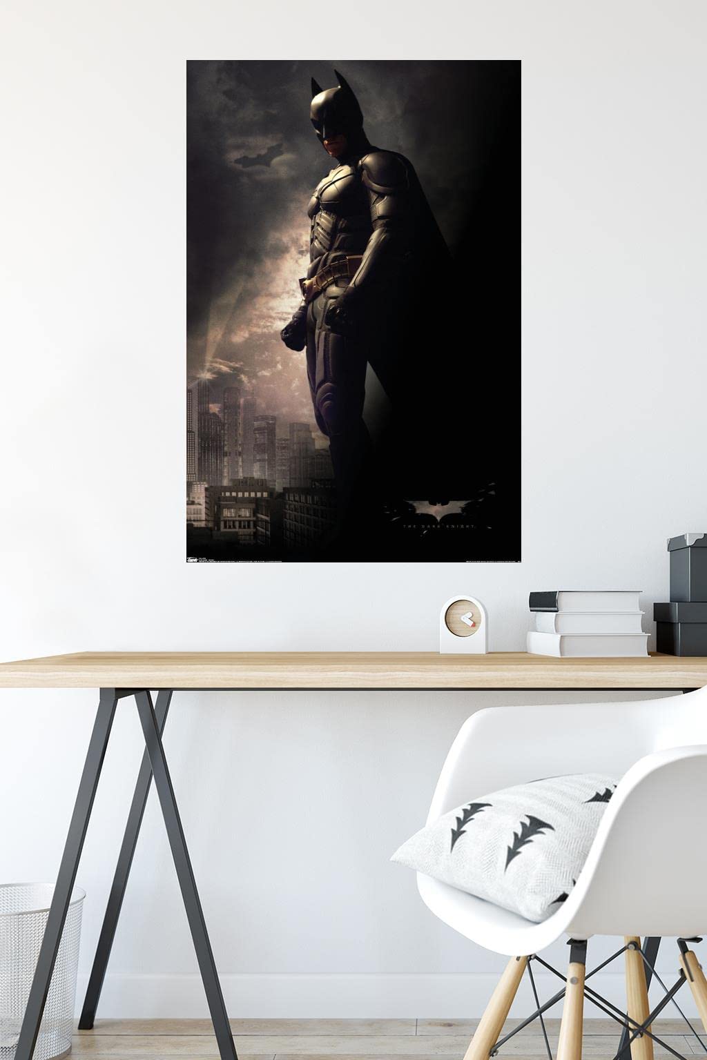 Trends International Dc Comics Movie - The Dark Knight - Batman In The Shadows Wall Poster, 22.375'' X 34'', Unframed Version