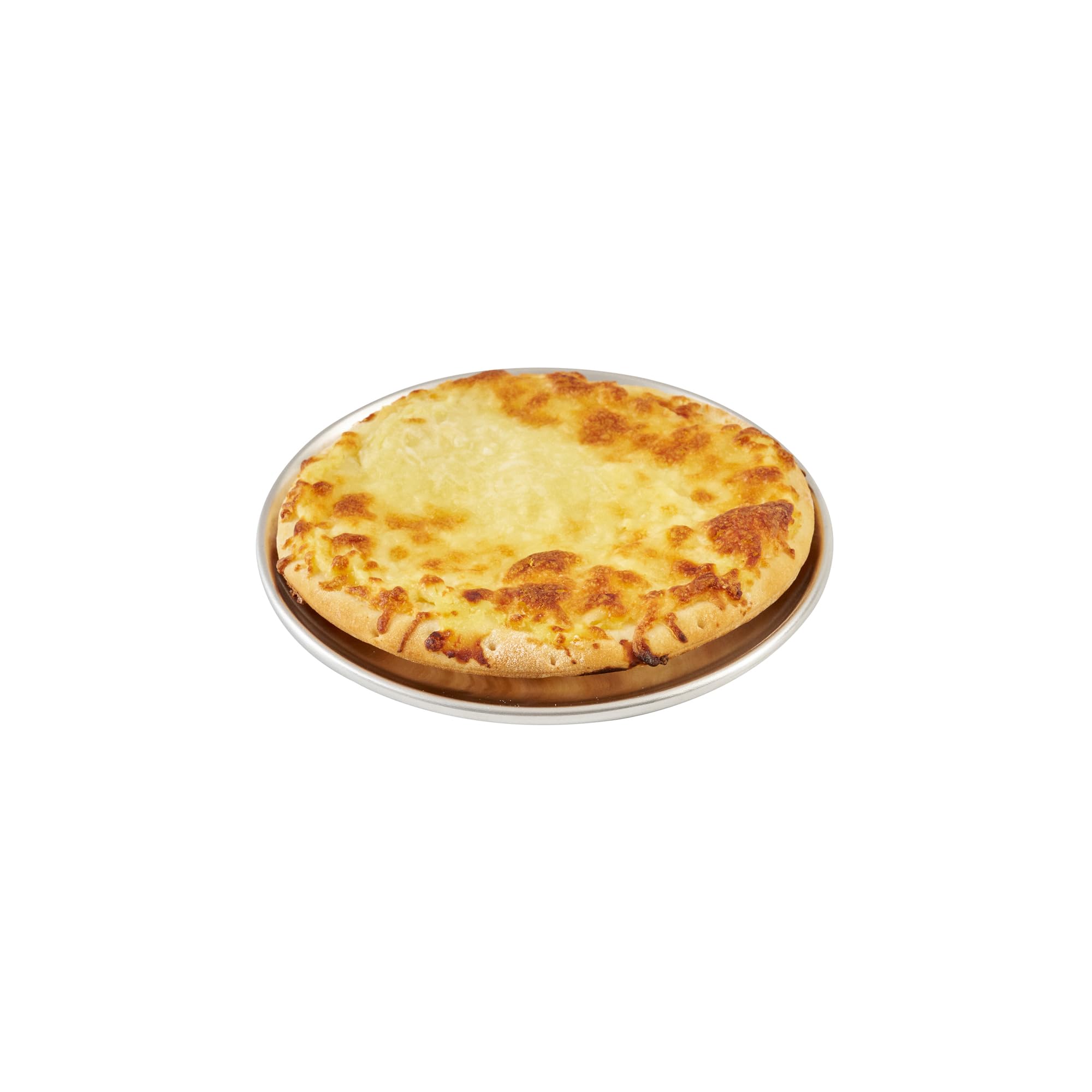 Restaurantware Aluminum Coupe Pizza Pan, 7 In, 12 Pack