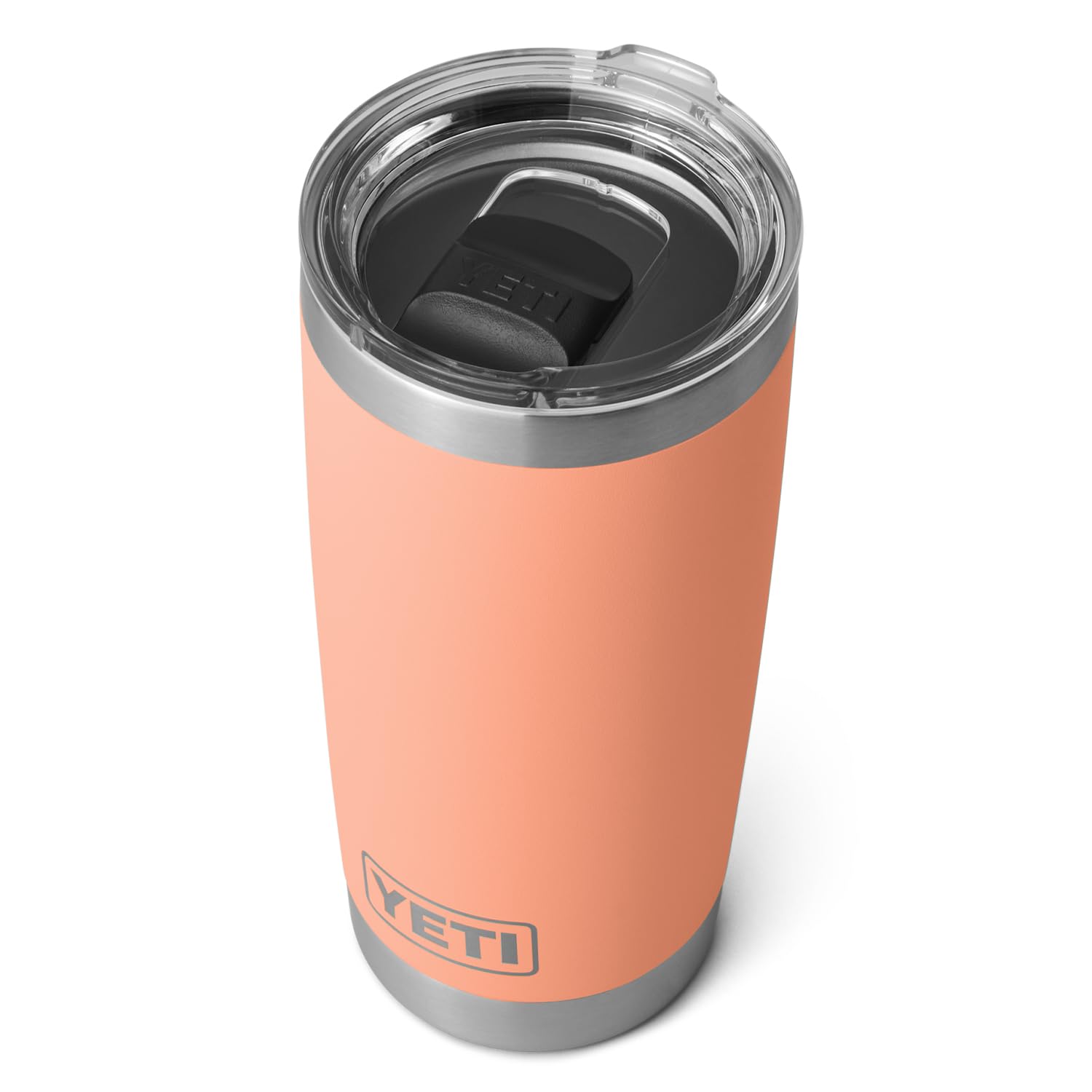 Yeti Rambler 20 Oz Tumbler, Stainless Steel, Vacuum Insulated With Magslider Lid, Lowcountry Peach
