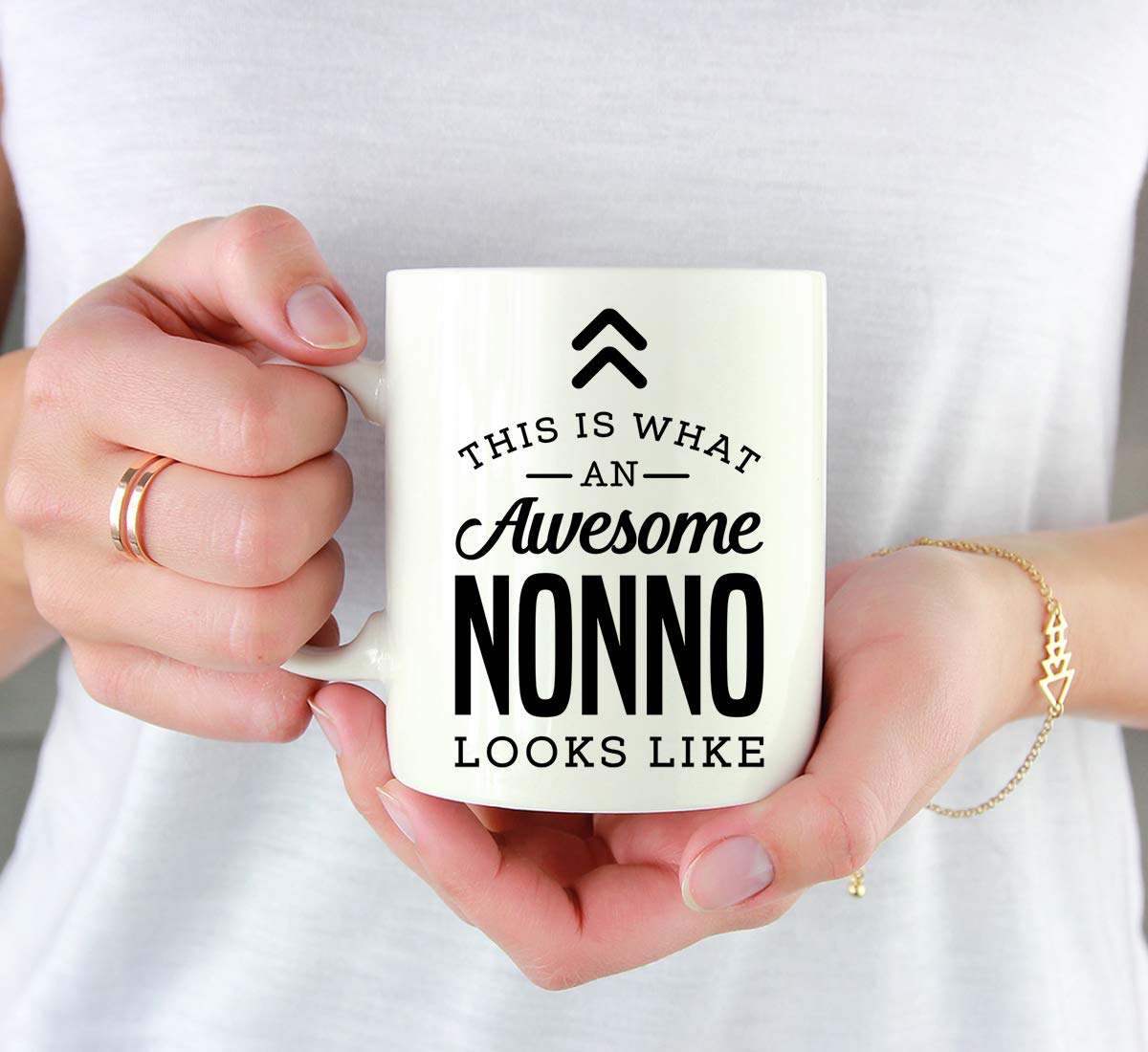 Andaz Press 11oz. Ceramic Coffee Tea Mug Gift, This is What an Awesome Nonno Looks Like, 1-Pack, Birthday Gift Ideas Coworker Hi