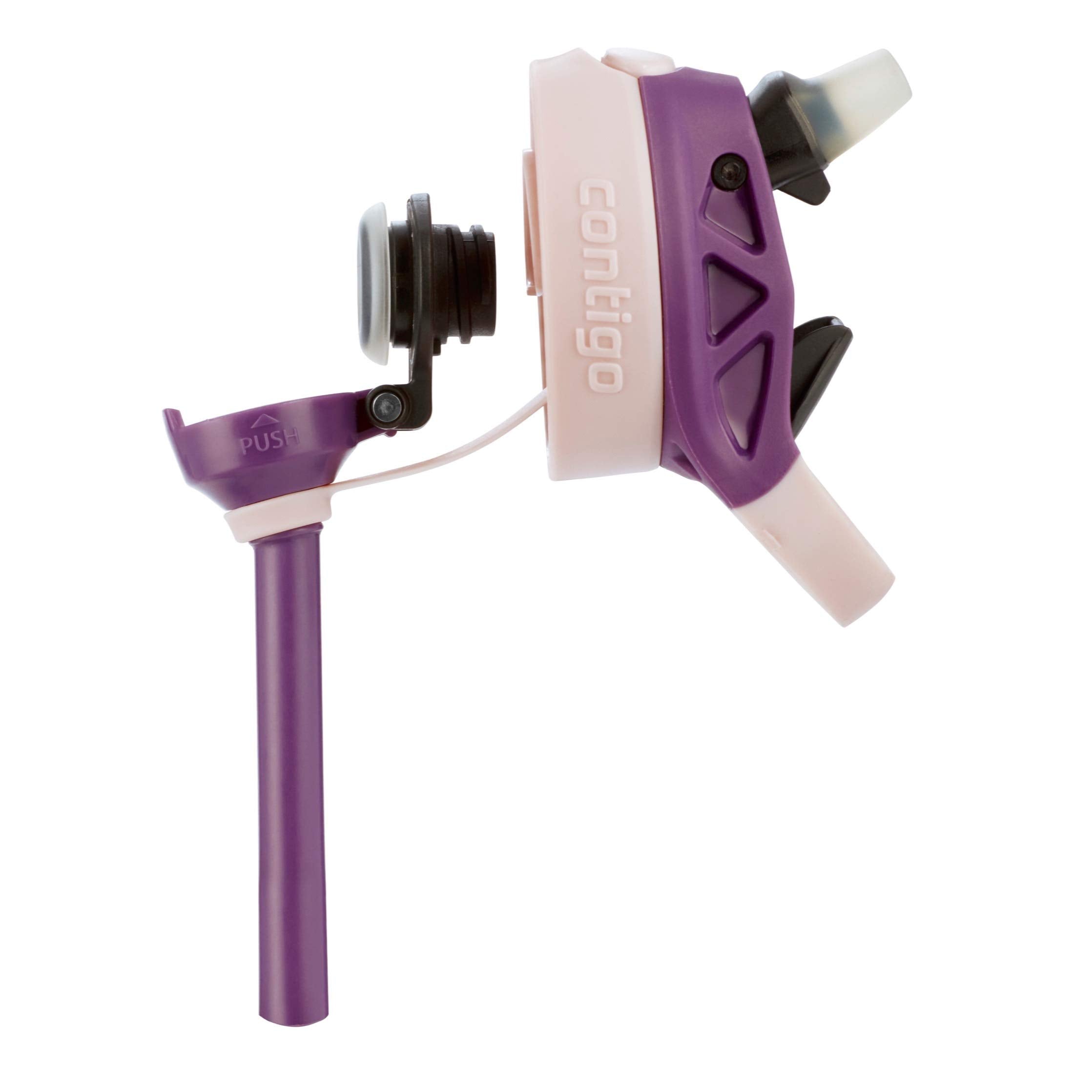 Contigo Aubrey Kids Cleanable Water Bottle With Silicone Straw And Spill-Proof Lid, Dishwasher Safe, 14Oz, Sloth