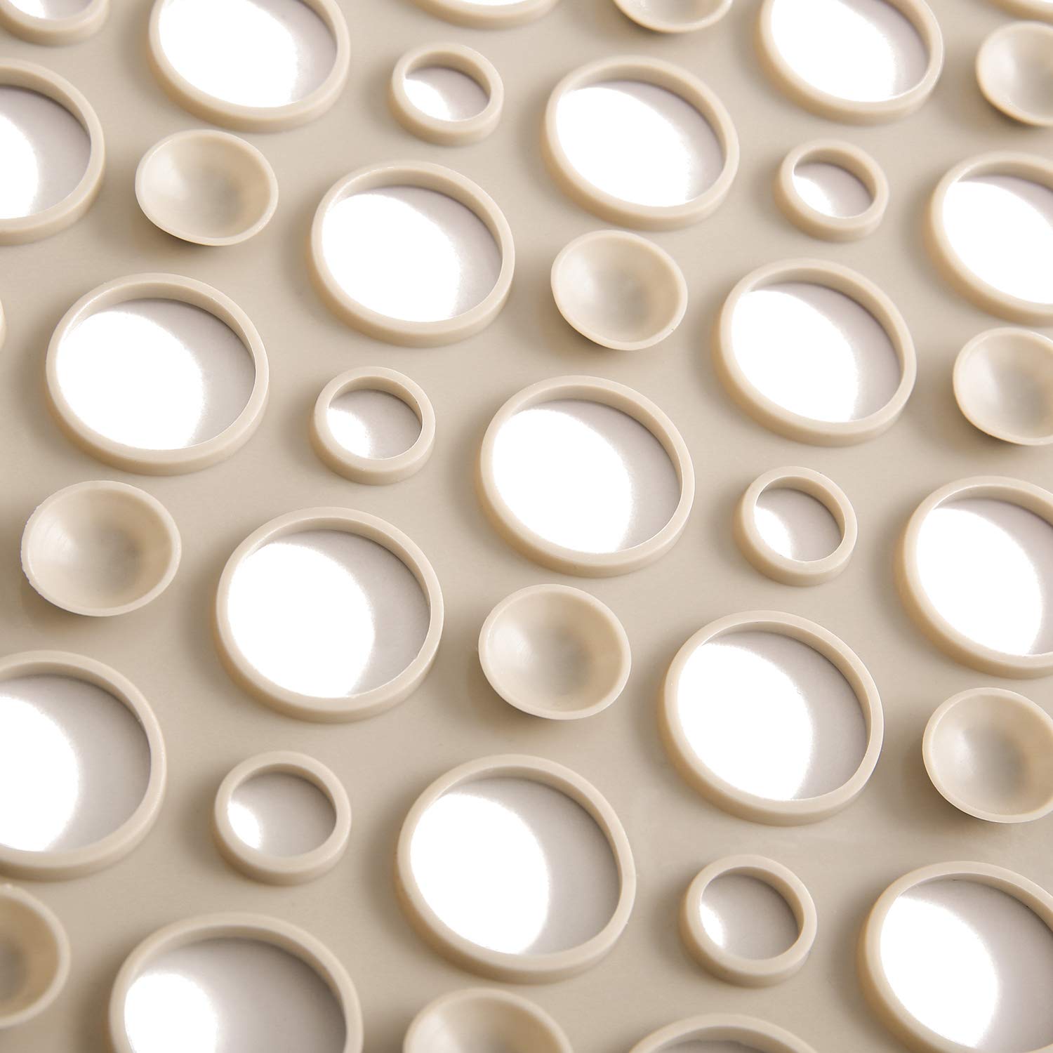 Nonslip Bathtub Mat Extra Soft Tpe Bath Mat For Kids, Machine Washable Bathroom Shower Mat, Smooth/Non-Textured Tubs Only, 30L X