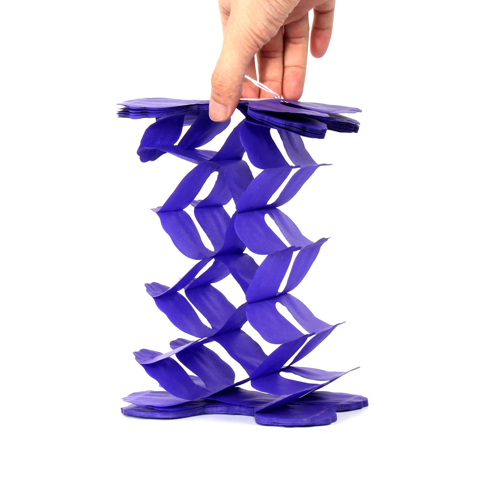 Black-Orange Purple Halloween Party-Decorations Streamers-Garland - 12Pcs 4-Leaf Clover Paper Streamer,Graduation Wedding Birthd