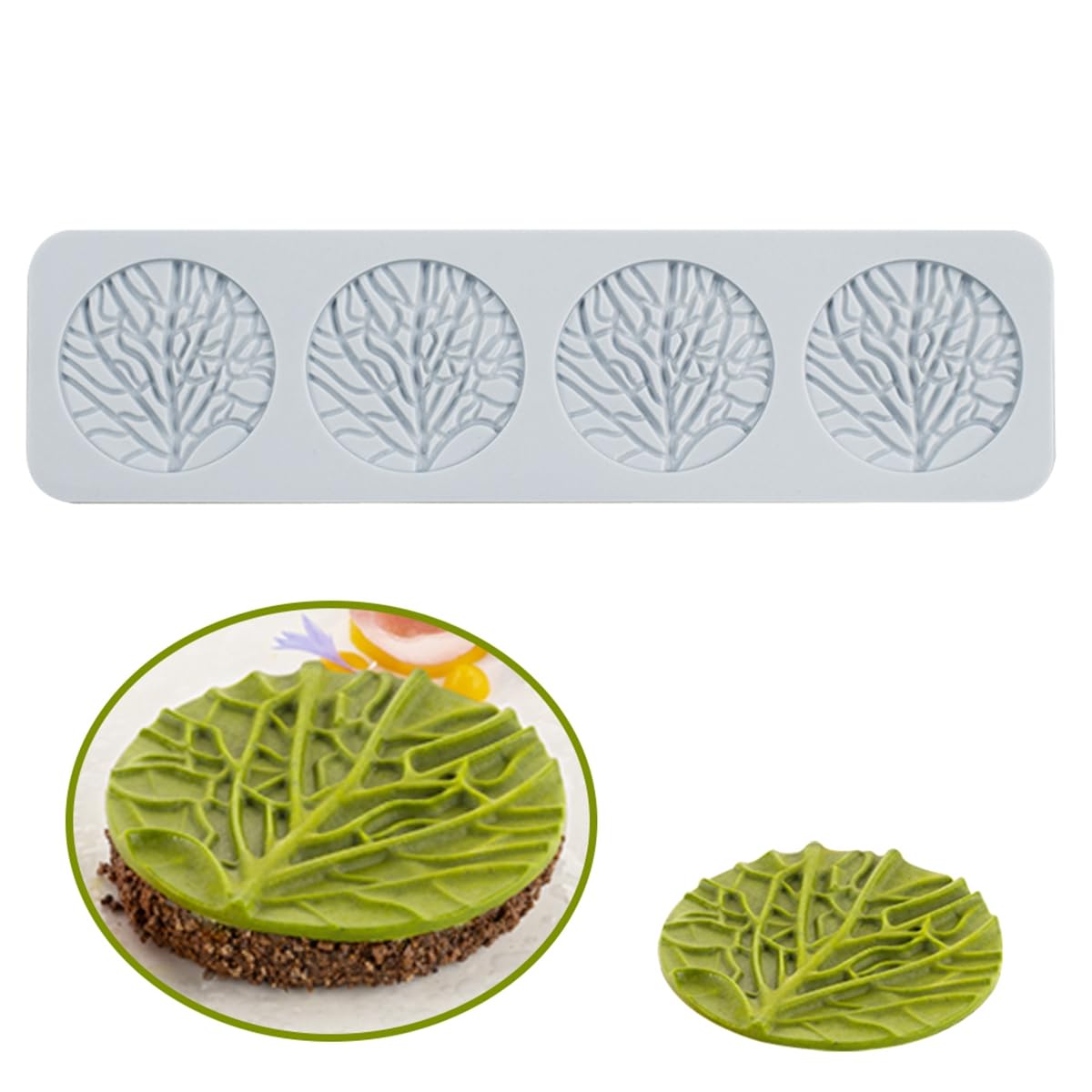 Hollow Snowflake Silicone Mold Chocolate Candy Fondant Mold 3D Embossing Silicone Mold Cake Fondant Silicone Mold Clay Mould For