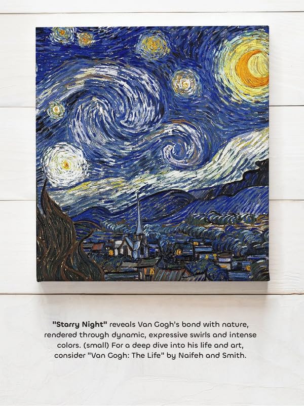 Smartsters Kids Single Size Pure Cotton Bedsheets With Pillow Cover | 190 Tc | Artistic Design Inspired By Van GoghS The Starr