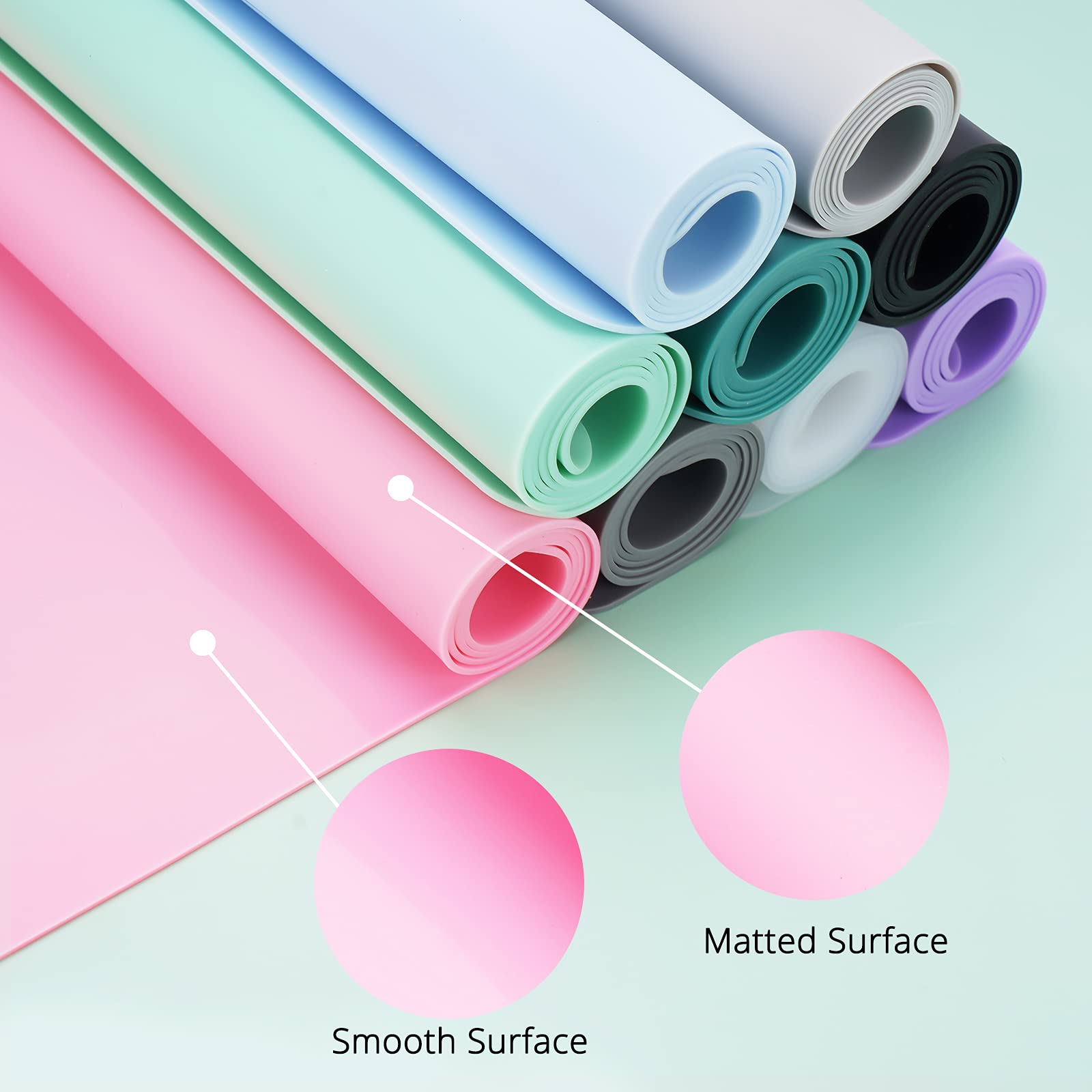 Gartful Silicone Mats For Kitchen Counter, Large Silicone Countertop Protector, Nonskid Heat Resistant Desk Saver Pad, Multipurp