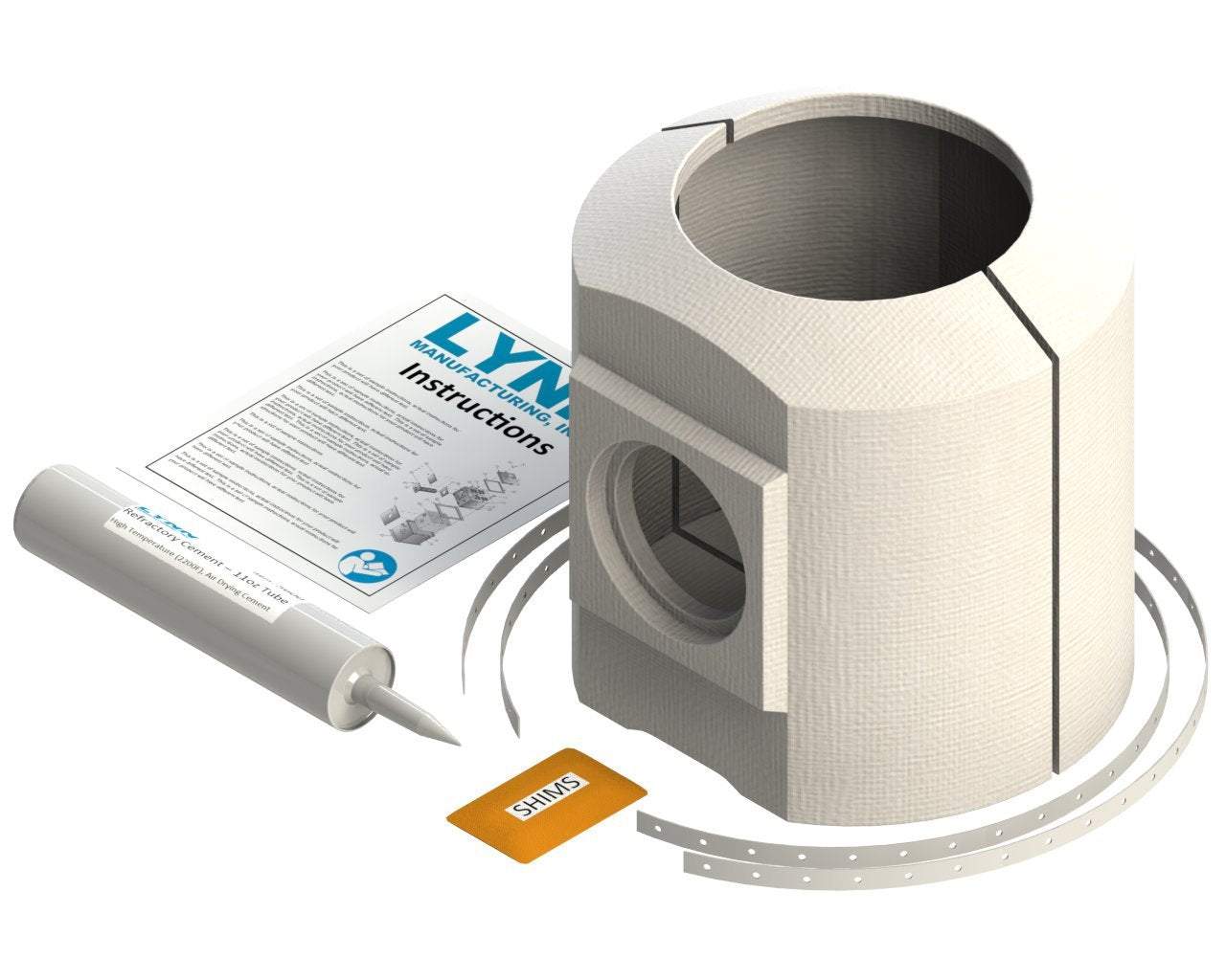 Lynn Manufacturing Replacement Combustion Chamber Kit, Olsen Airco, 28562, 88231B1, 9200C, 1158