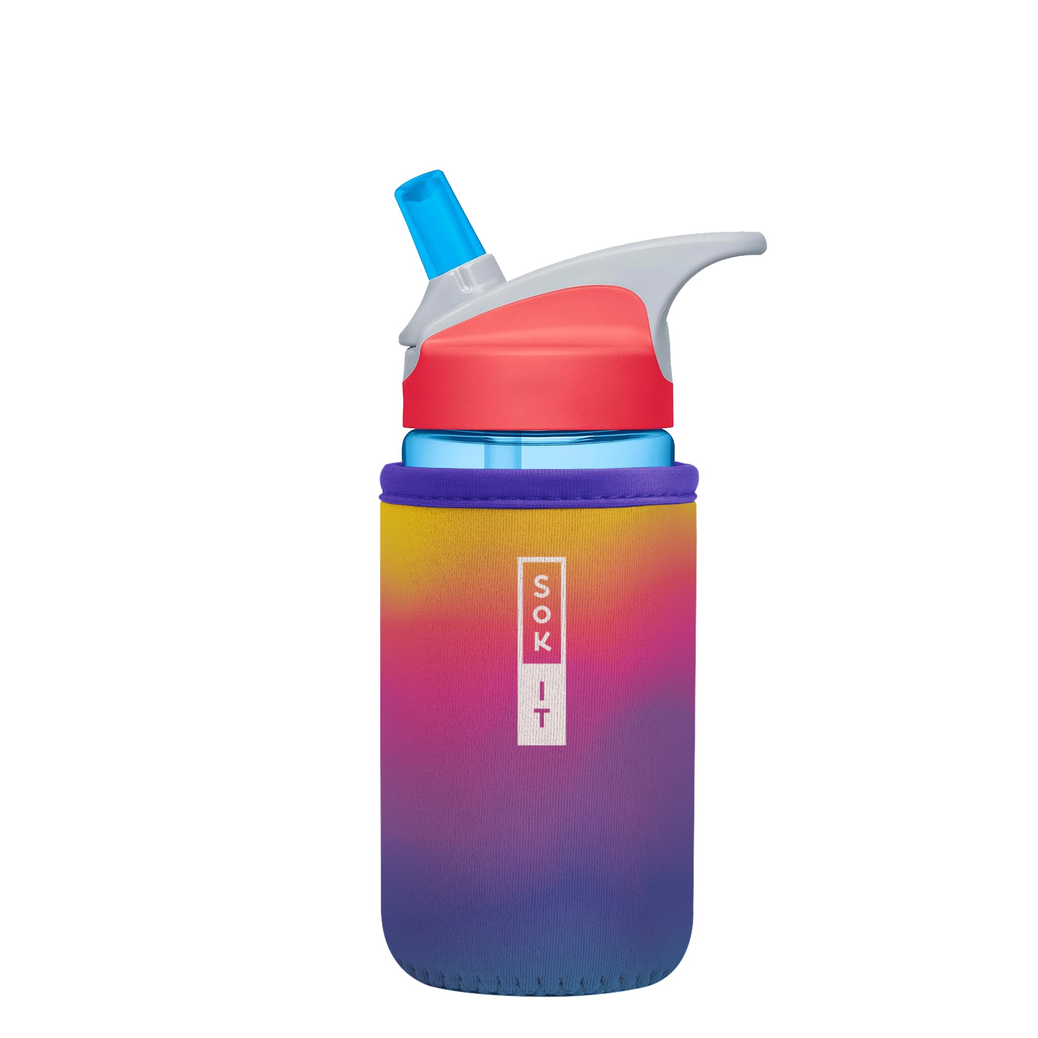 Sok It BotlSok Water Bottle Sleeve Insulated Neoprene Cover (Twilight, Fits 12oz CamelBak or Nalgene)