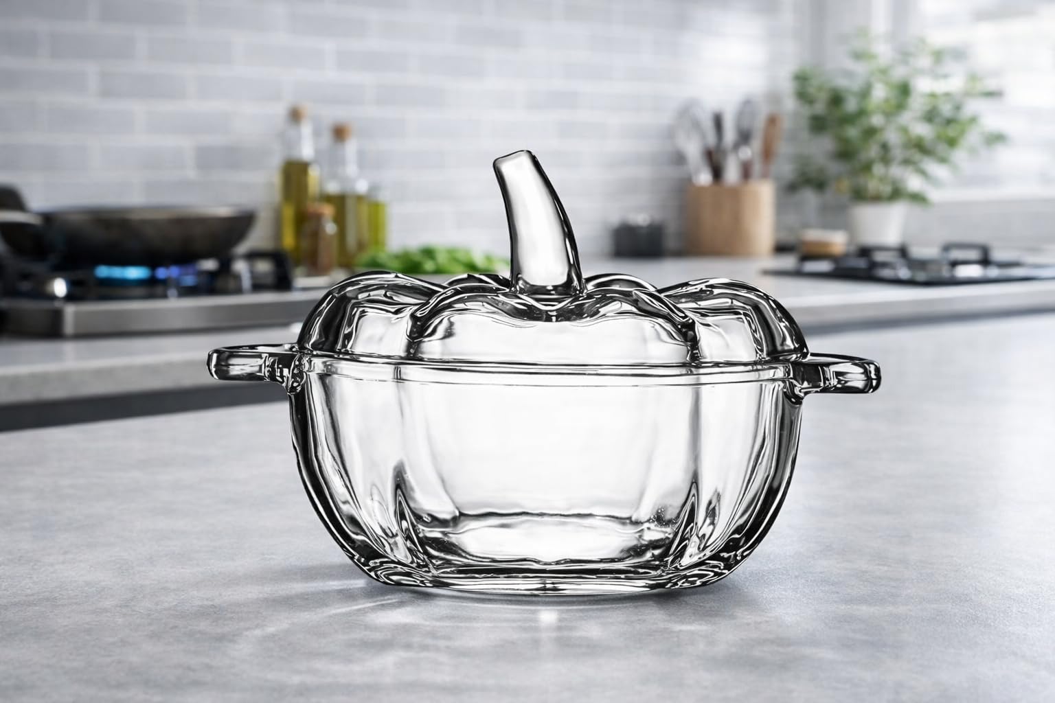 Vaghasiya Enterprise 1.5L Glass Uncoated Simmer Pots For Cooking On Stove Glass Boiling Pot Small HeatResistant Clear Saucepan 