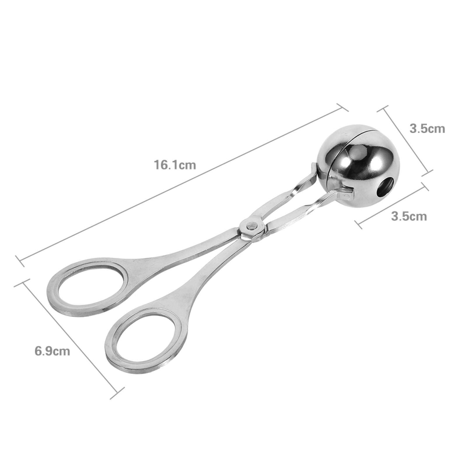 Meat Ballers Maker Melon Baller Meatball Scoop Maker Non Stick Stainless Steel Ice Cream Scoop Disher Fruits Kitchen Tools Ball