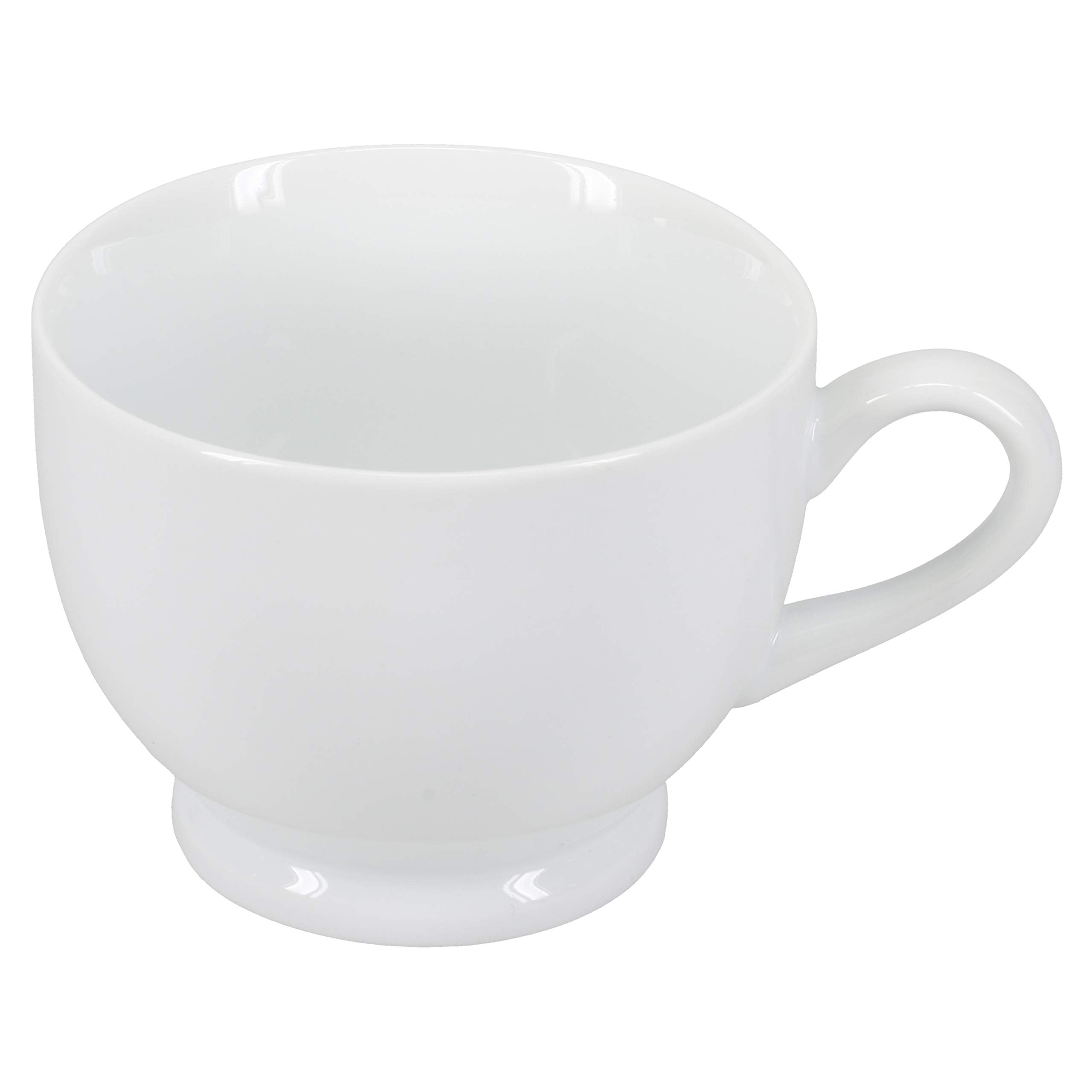 Bia Cordon Bleu 903217S4Sioc Espresso Cups Footed Cappuccino Mugs, One Size, White