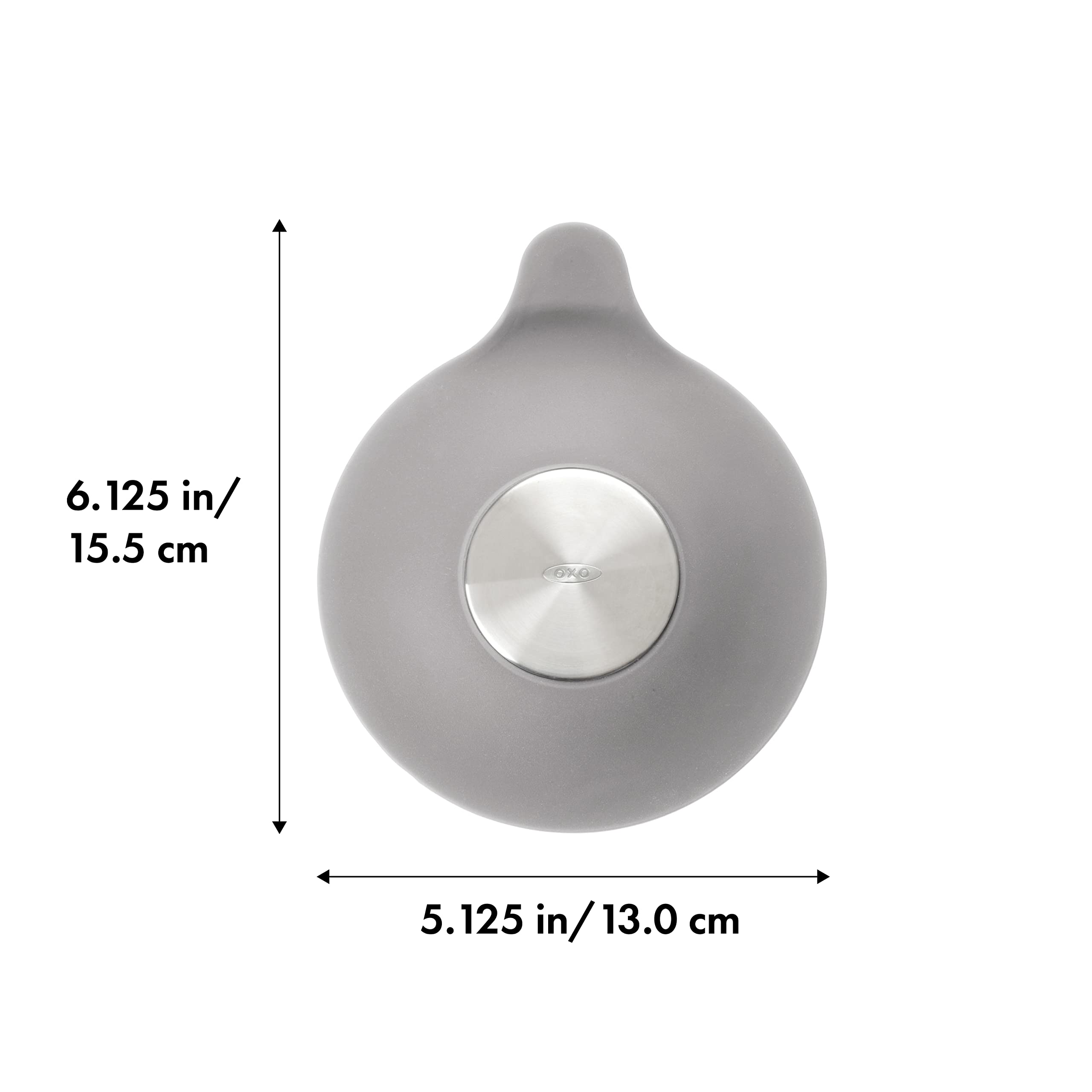 OXO Good Grips Silicone/Stainless Steel Tub Stopper  Grey