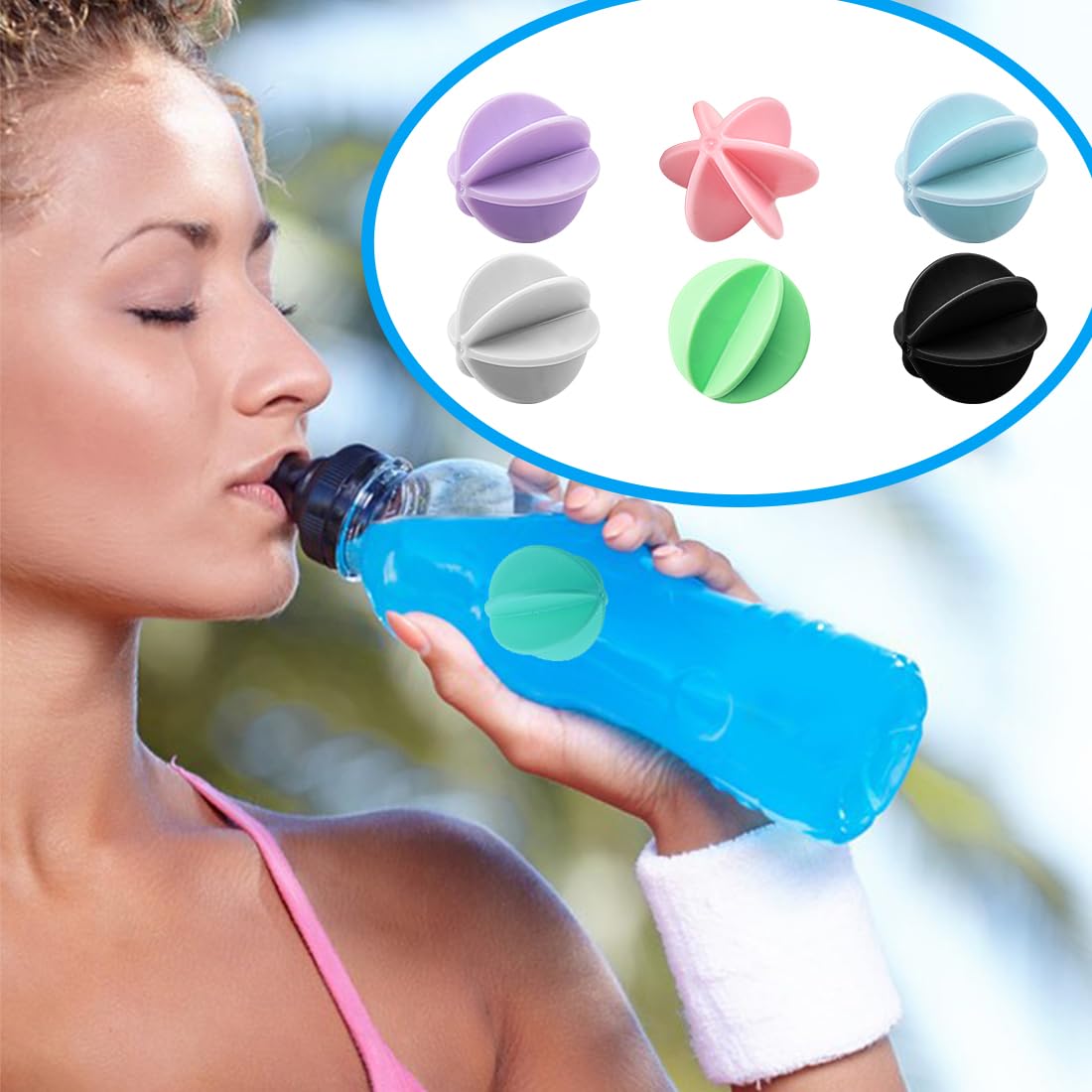 Elane 12 Pcs Blender Balls For Protein Shakes,Protein Shaker Ball Shaker Cup For Shaker Drinking Bottle Cup (1.5Inch)