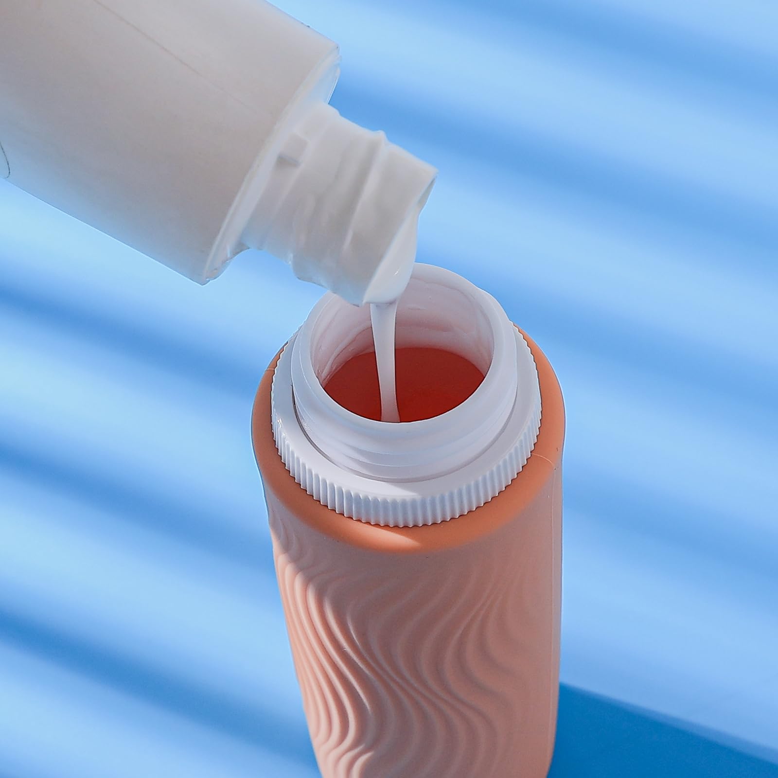 Kuangre Travel Bottles For Toiletries, Tsa Approved 3Oz Portable Travel Bottles, Bpa Free Leak Proof Squeezable Silicone Travel