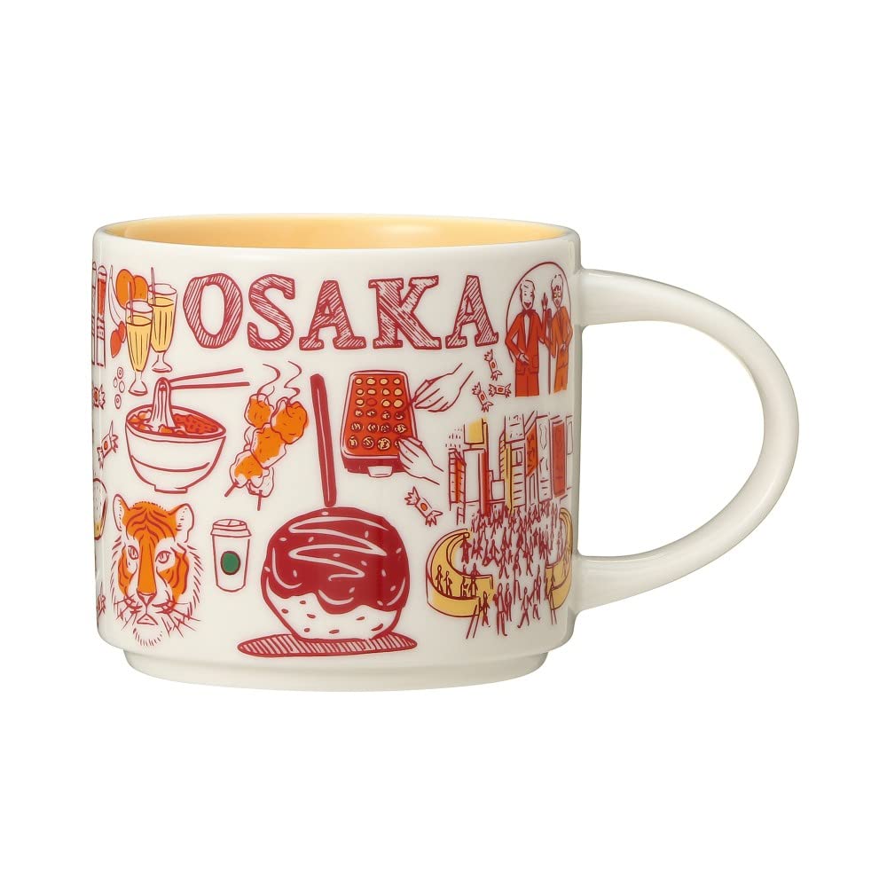 Starbucks JAPAN Osaka Been There Series Across the Globe Collection Coffee Mug 14 Ounce