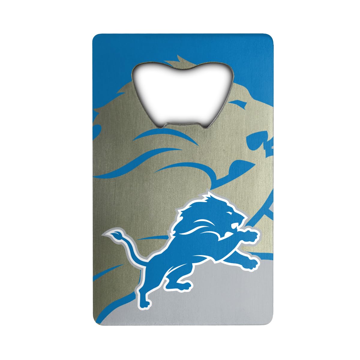 FANMATS 62551 Detroit Lions Credit Card Style Bottle Opener - 2    x 3.25