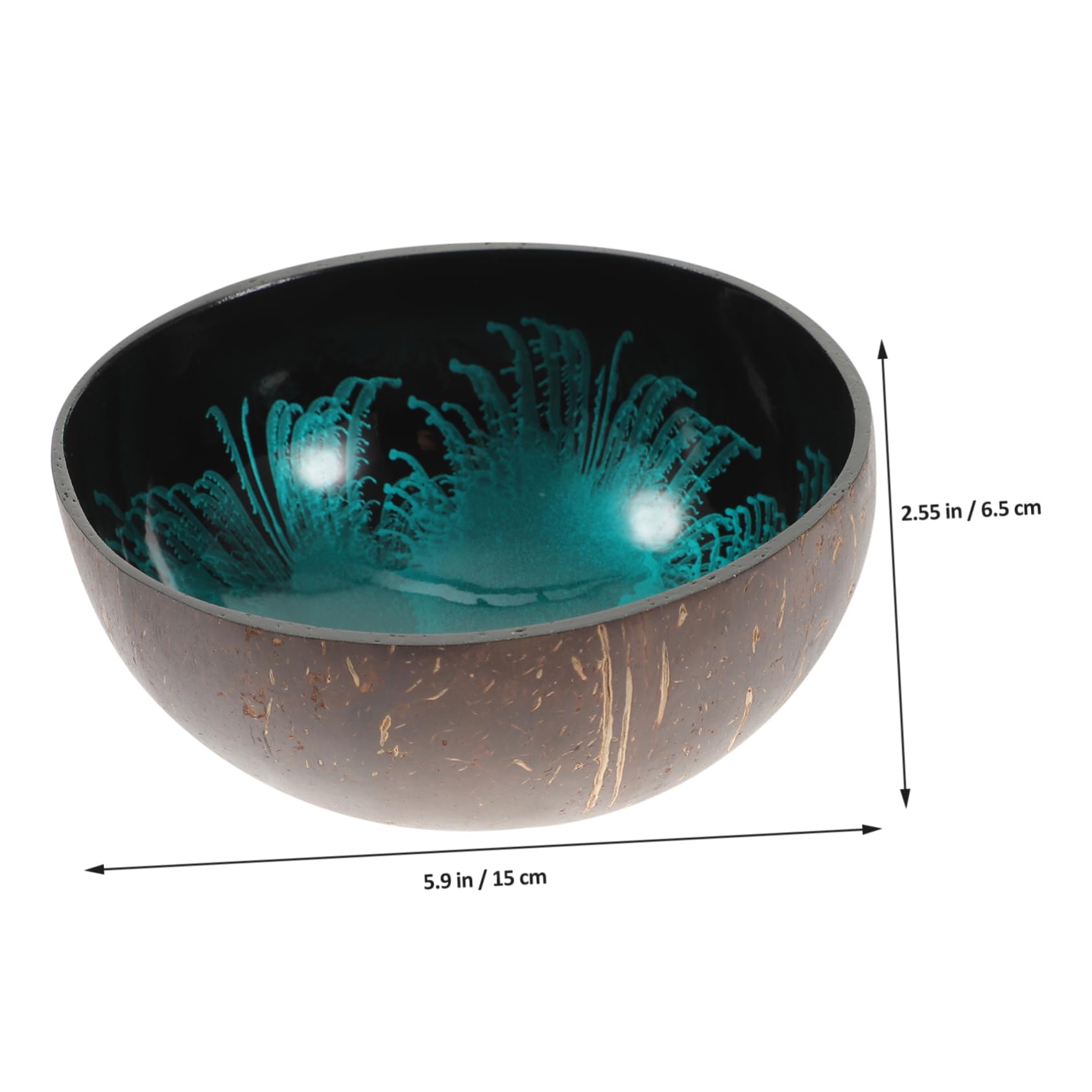 ORFOFE Offering Bowl Shell Key Holder Key Holder Bowl Coconut Storage Bowl Coconut Bowls Dessert Bowl Bowls for Food Desktop Org