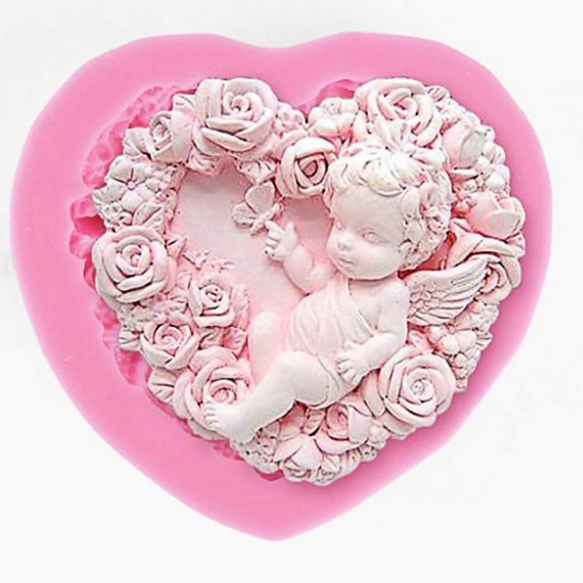 Hengke Heart Shaped Cupid Silicone Mold