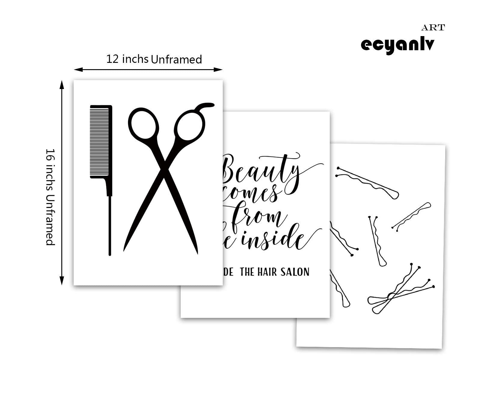 Hair Salon Wall Art Beauty Salon Pictures Fashion Canvas Art Hairstylist Wall Art Hair Salon Pictures Wall Decor Prints For Beau