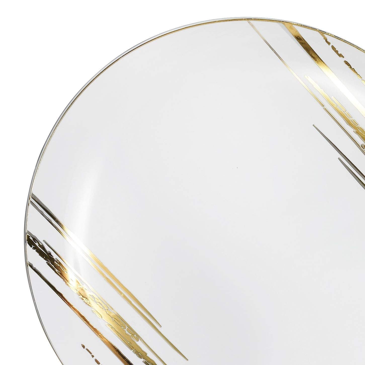 ' Occasions '' 120 Plates Pack,(60 Guests) Premium Wedding Party Disposable Plastic Plates Set -60 X 10.25'' Dinner + 60 X 7.5'