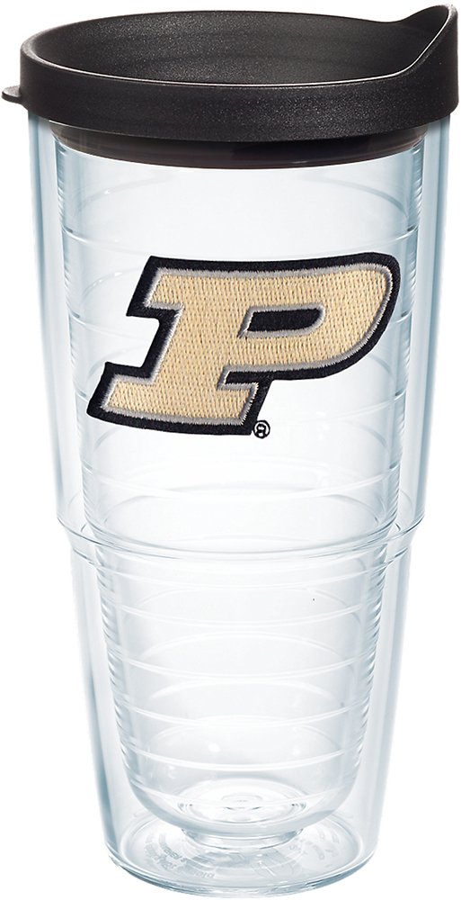 Tervis Made In Usa Double Walled Purdue University Boilermakers Insulated Tumbler Cup Keeps Drinks Cold & Hot, 24Oz, Primary Log