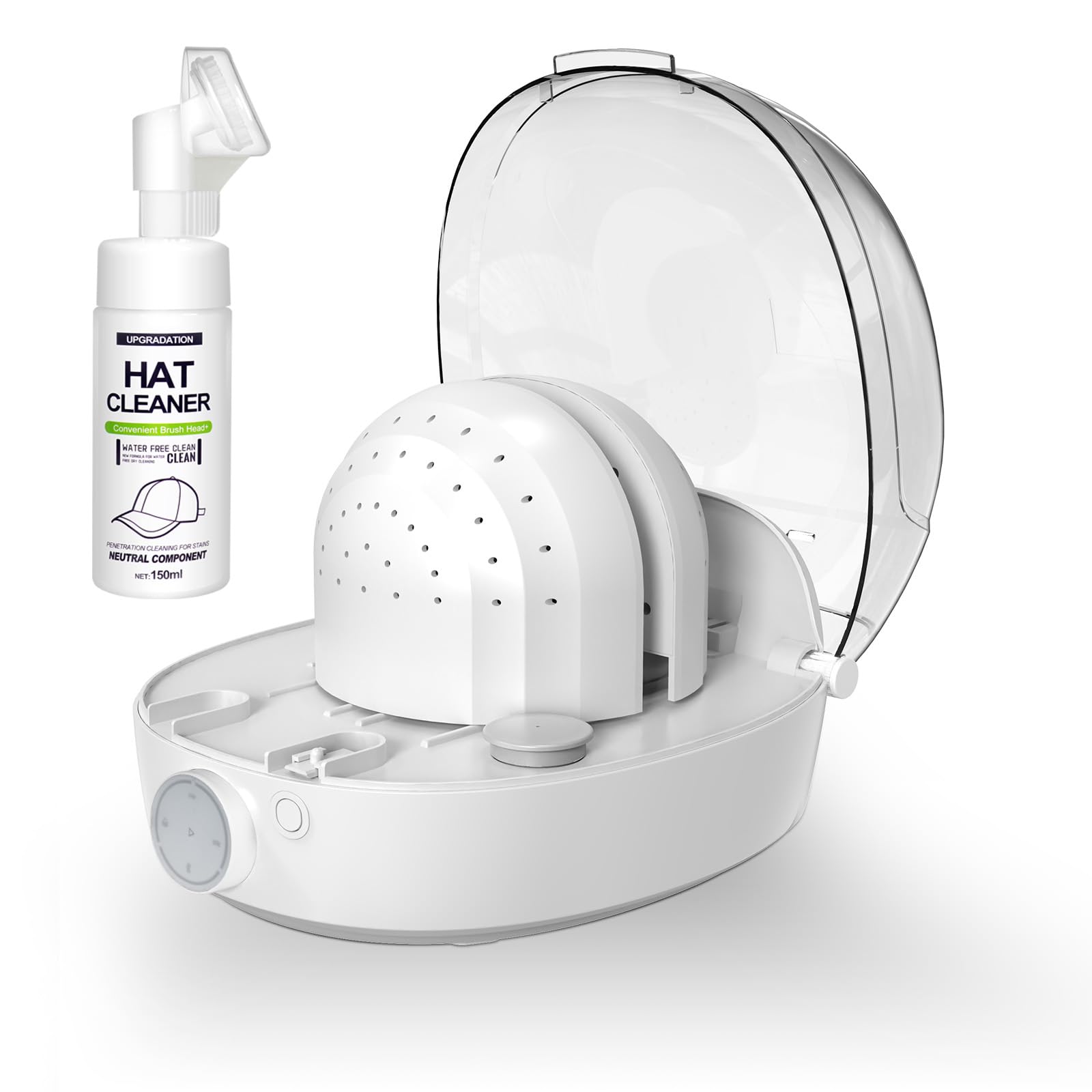 Hat Care Machine For Iron And Dry,Restore Misshapen Hat/Cap Natural Shape With Steam And Hot&Cold Wind,Keep Your Hat/Cap Clean A