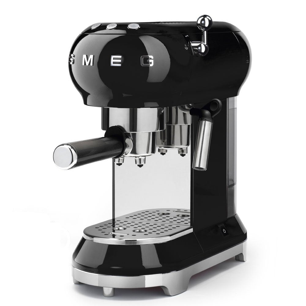 Smeg Espresso Machine, 1 Liters, Black Ecf01 Blus