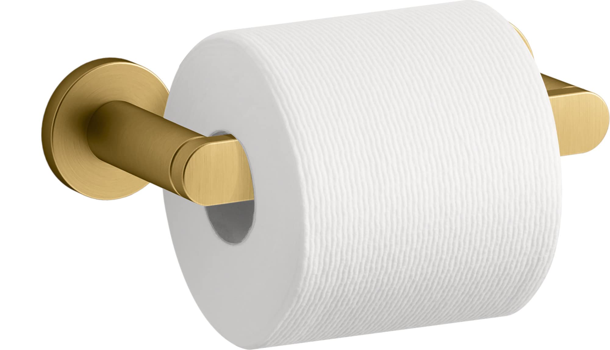 Kohler K73147-2Mb Composed Wall Mounted Pivoting Toilet Paper Holder Vibrant Brushed Moderne Brass