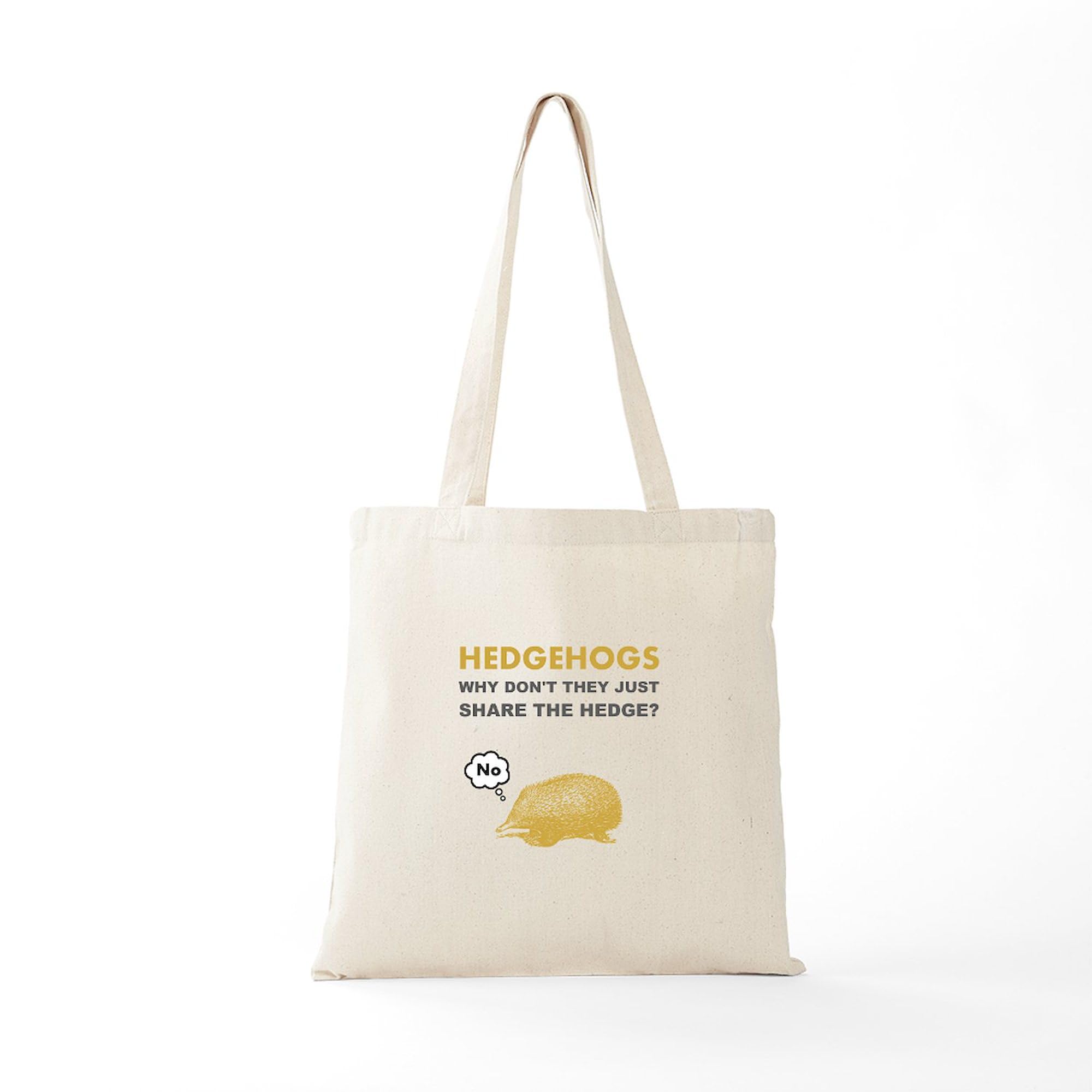 Cafepress Hedgehogs Tote Bag Natural Canvas Tote Bag, Reusable Shopping Bag