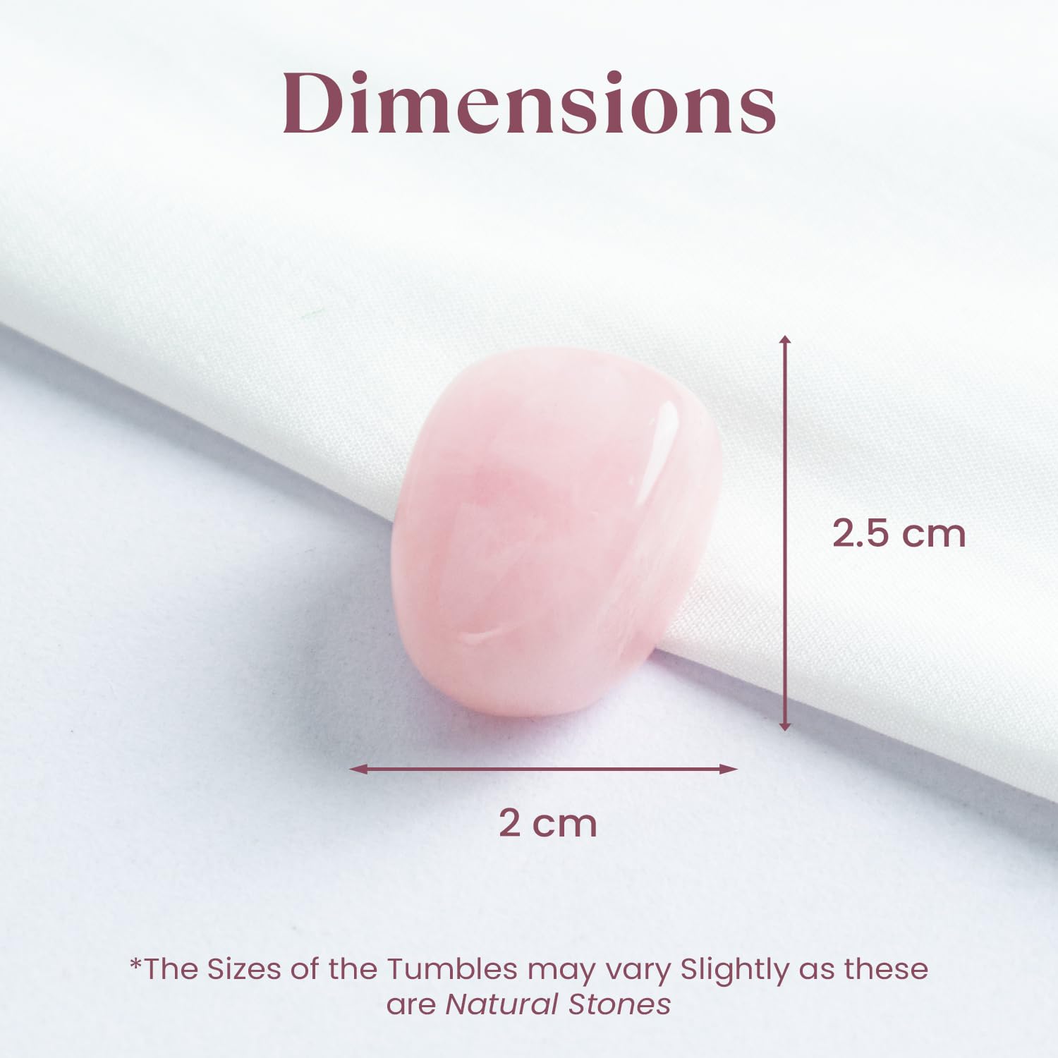 Astrotalk Love Attraction Tumble | Attract Love & Emotional Healing | Heart Chakra Healing for Self-Love & Trust | Office Table Decoration Items, Showpiece for Living Room Decor | Gift for Man & Woman