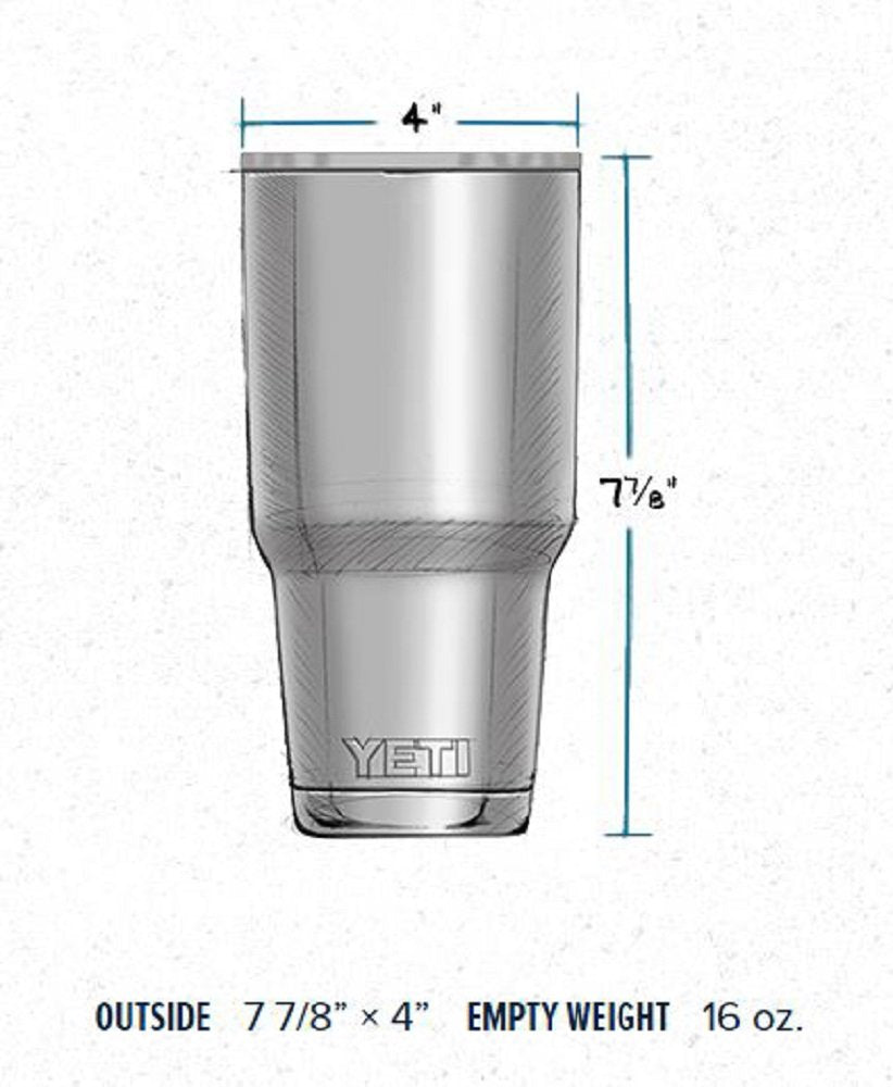 Yeti Rambler 30 Oz Stainless Steel Vacuum Insulated Tumbler With Lid