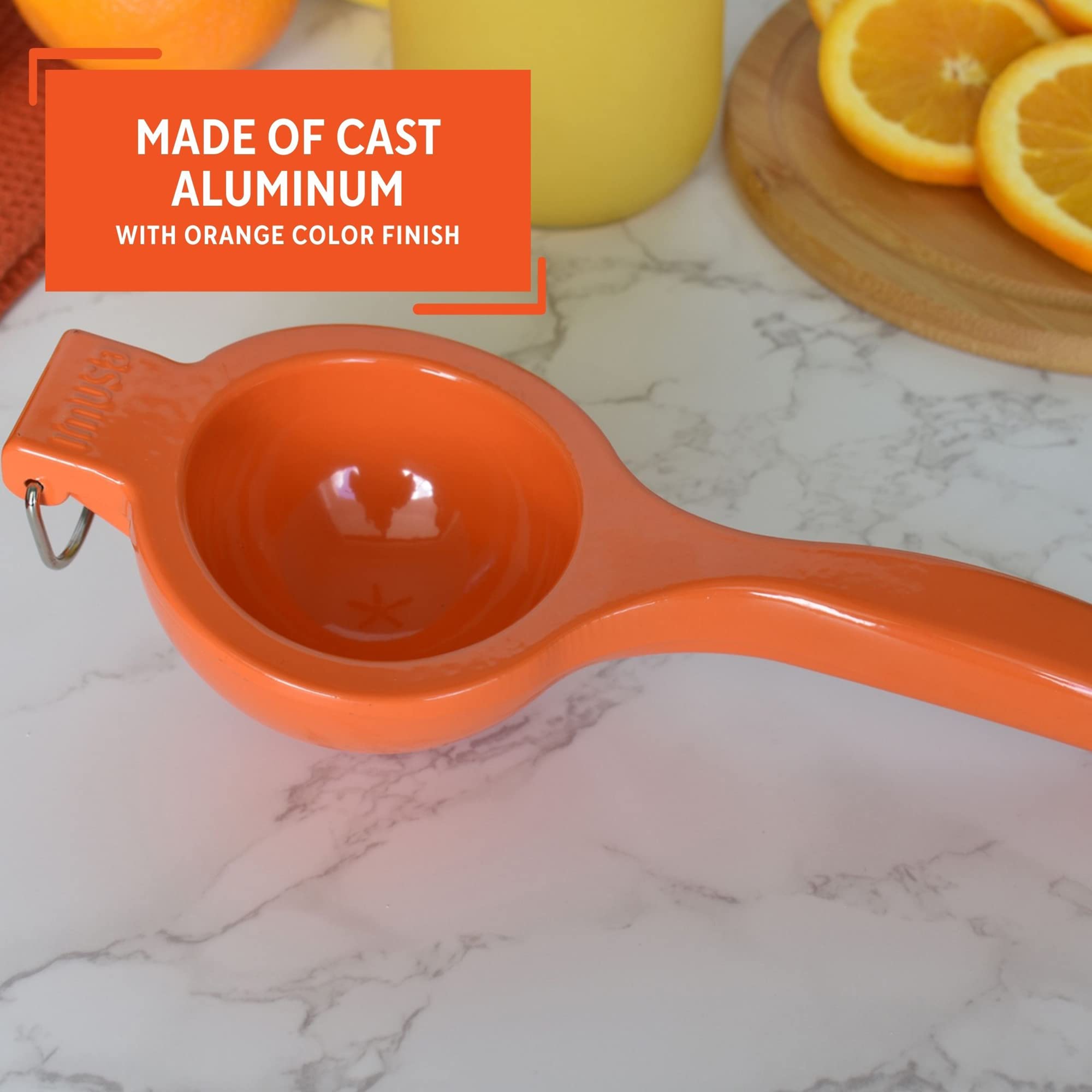 Imusa Orange And Citrus Squeezer, Orange