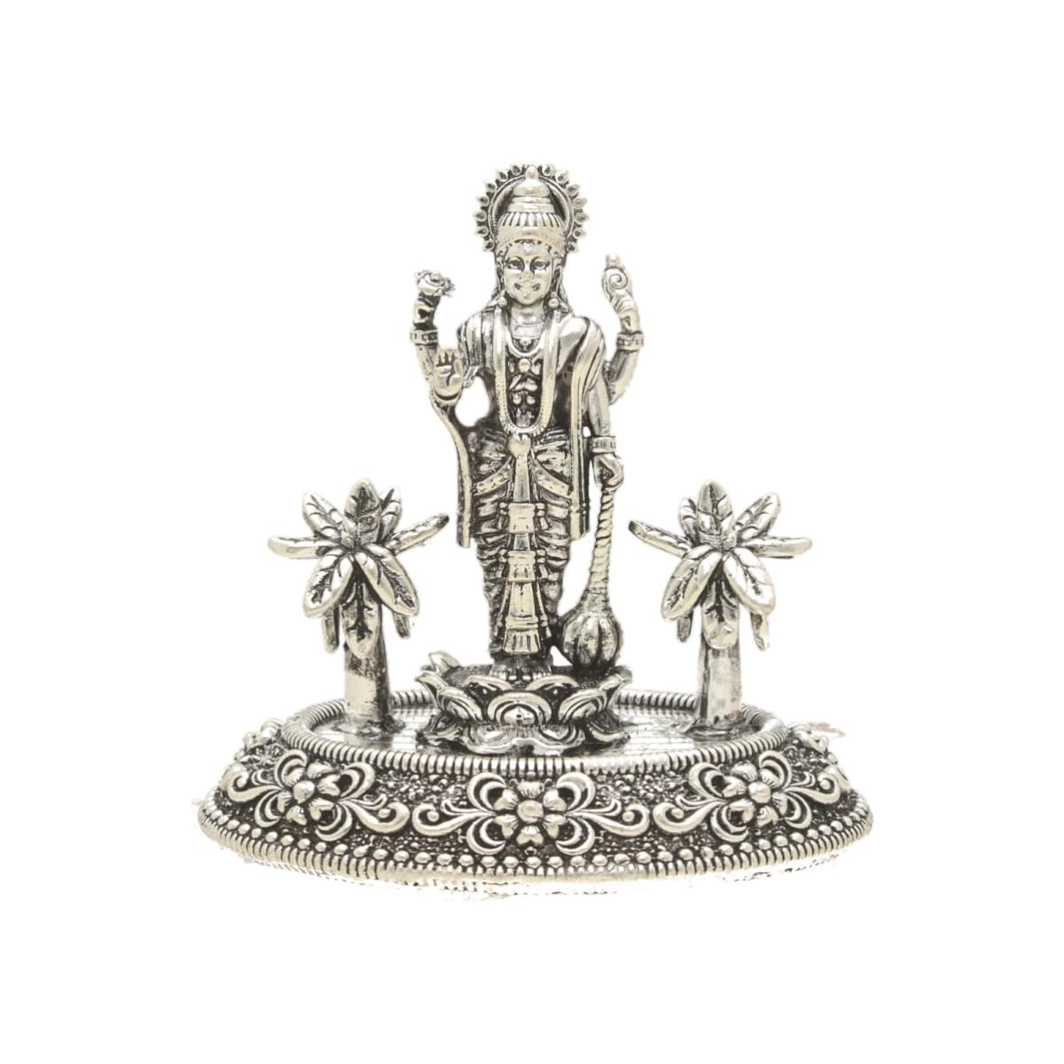 Sri Jagdamba Pearls 14 Grams Lord Vishnu Silver Idol