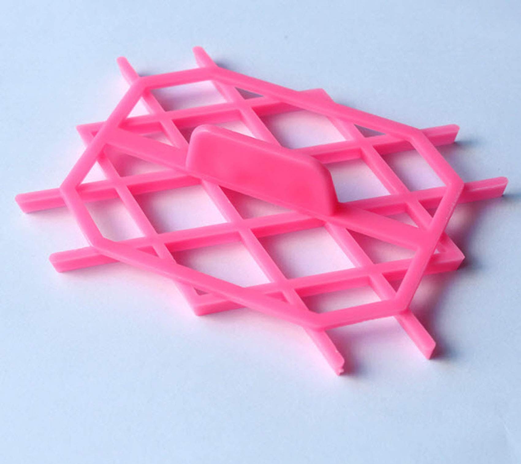 Zdywy Rhombus Diamond Shape Fondant Cake Mould Embosser Embossing Cutter Mold Stamp Tool - A