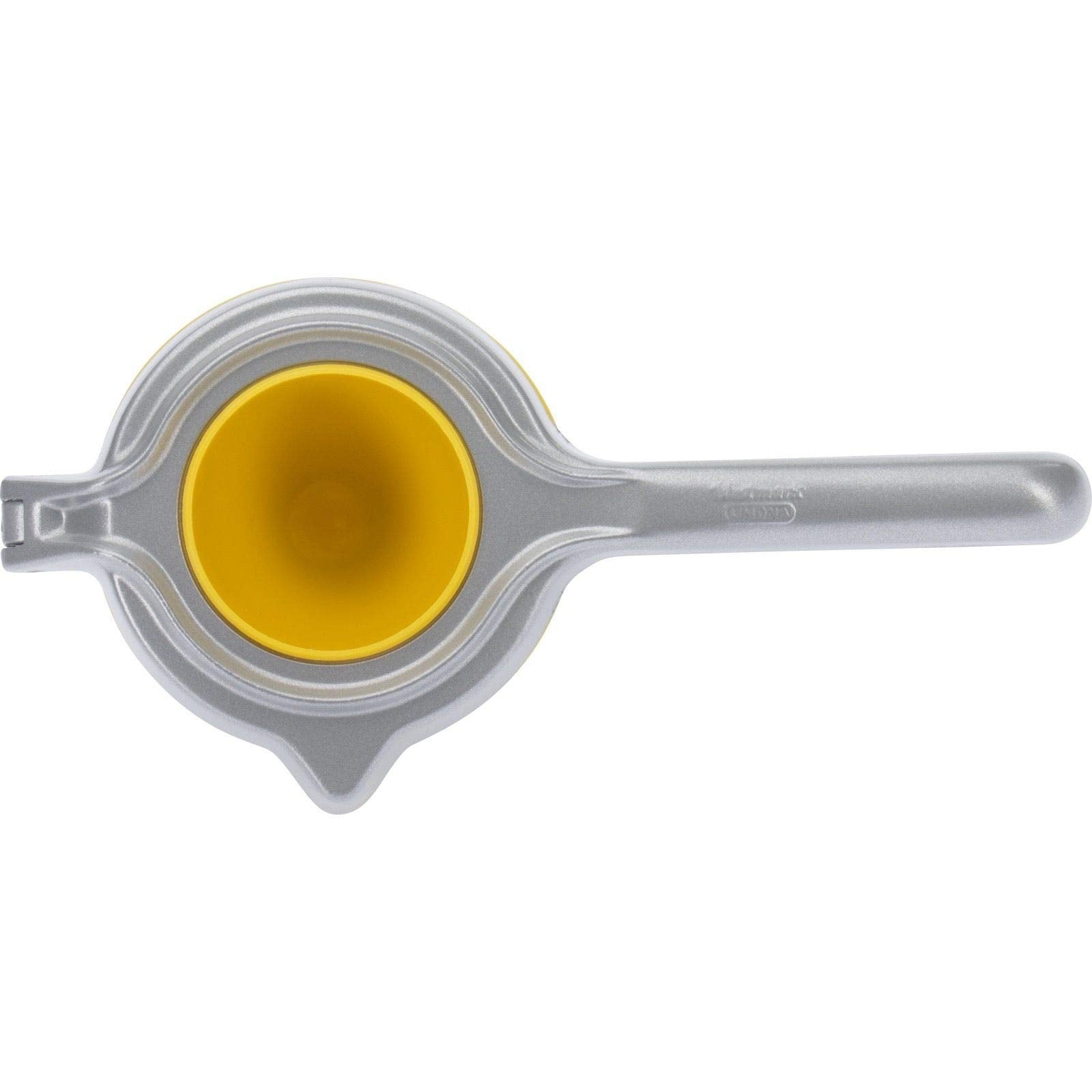 Westmark Fruit Press Limona, 9.37x5.12x2.99 in, Gray/Yellow, Model 50002260