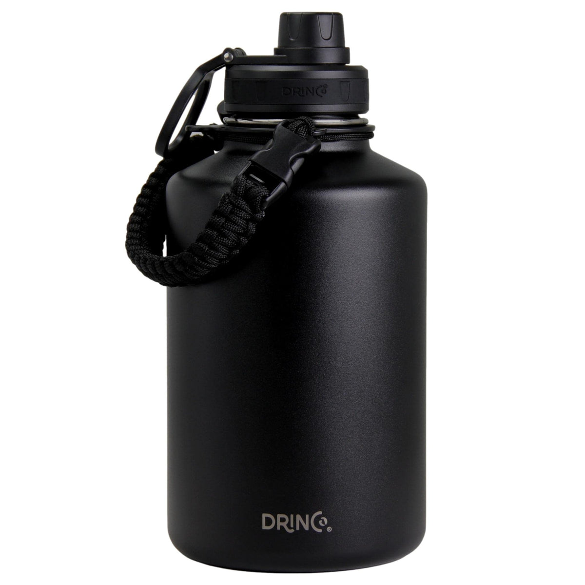 Drinco Stainless Steel Water Bottle Spout Lid Vacuum Insulated Double Wall Water Bottles Wide Mouth (64Oz 40Oz 32Oz 22Oz 18Oz 14