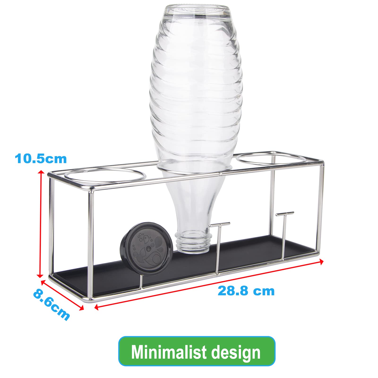 Kxoyjad Bottle Drying Rack For Sodastream Crystal/Terra/Fizzi/Jet Bottles