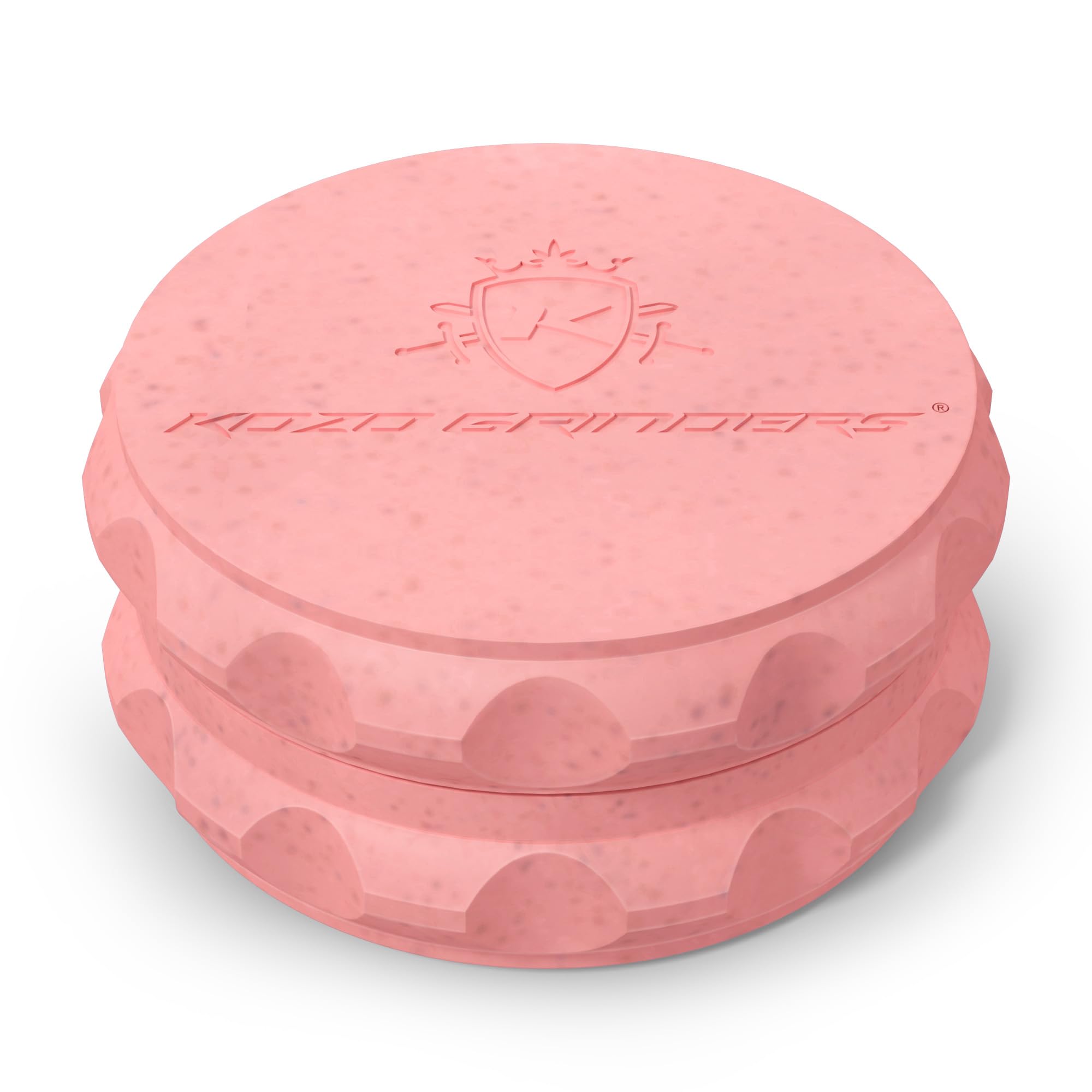 Kozo 2.5 Spice Grinder 2-Piece, Strong Grip By Kozo. (Pink)