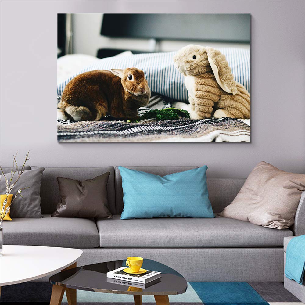 Nwt Custom Canvas Prints With Your Photos For Pet/Animal, Personalized Canvas Pictures For Wall To Print Framed 8X10 Inches