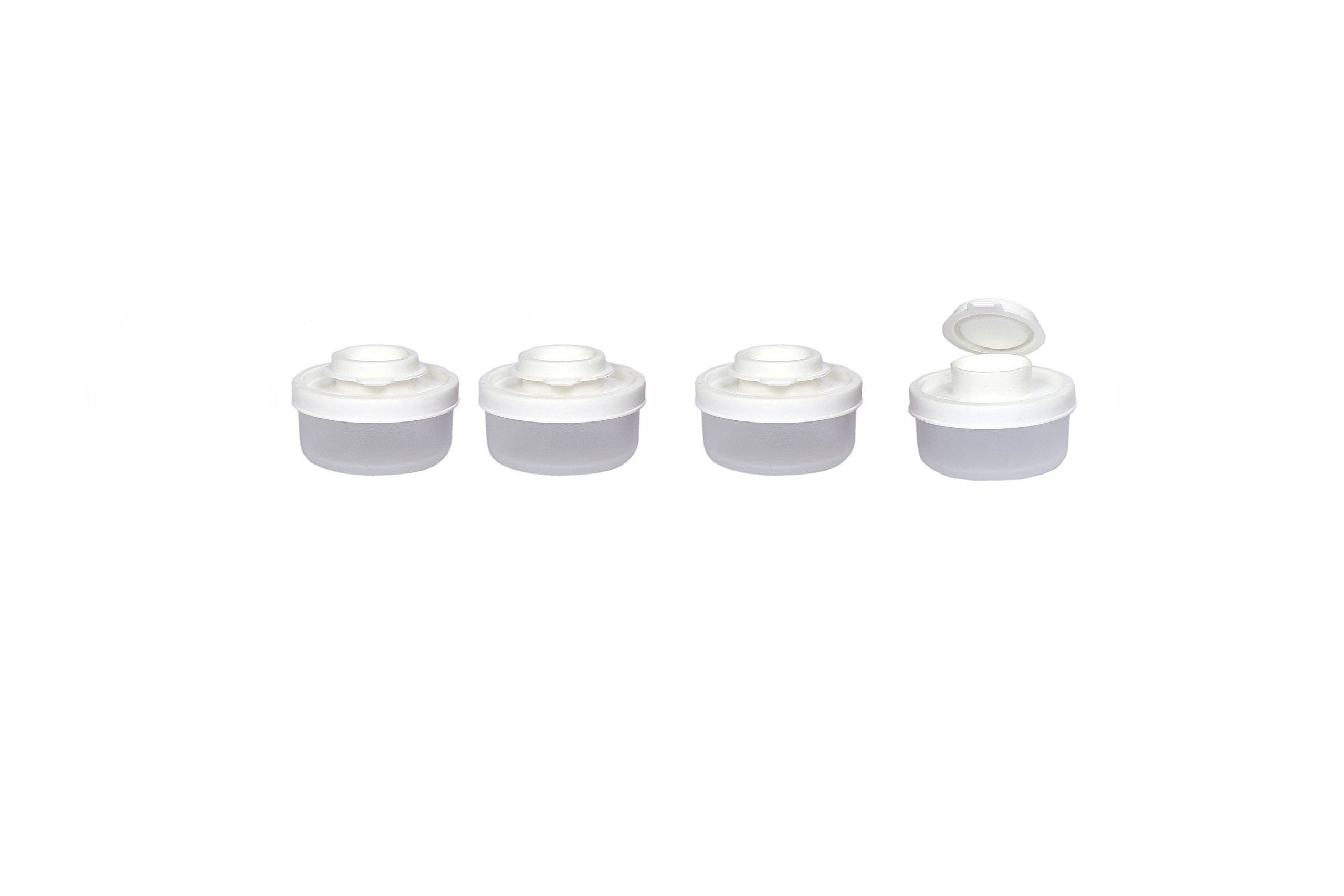 Signoraware Small Spice Shaker Set, 40Ml, Set Of 4, White