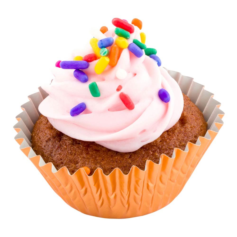 Restaurantware 0.4 Oz Foil Cupcake Liners,200 Grease-Resistant Metallic Cupcake Liners-For Baking Muffins And Pastries,Disposabl