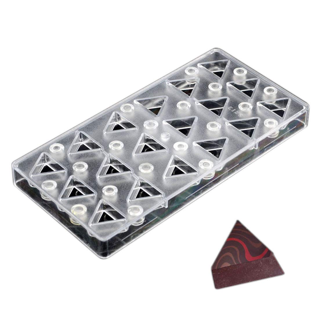 Chocolate Transfer Sheet Mold Polycarbonate Chocolate Mold Diy Handmade Chocolate Magnetic Chocolate Mold Candy Mould Triangle S