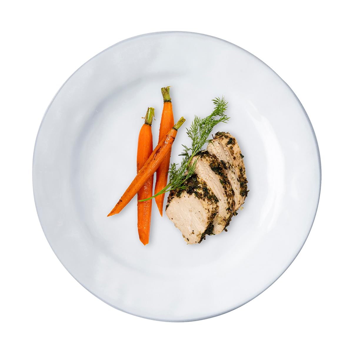 Juliska Quotidien White Truffle Dinner Plate